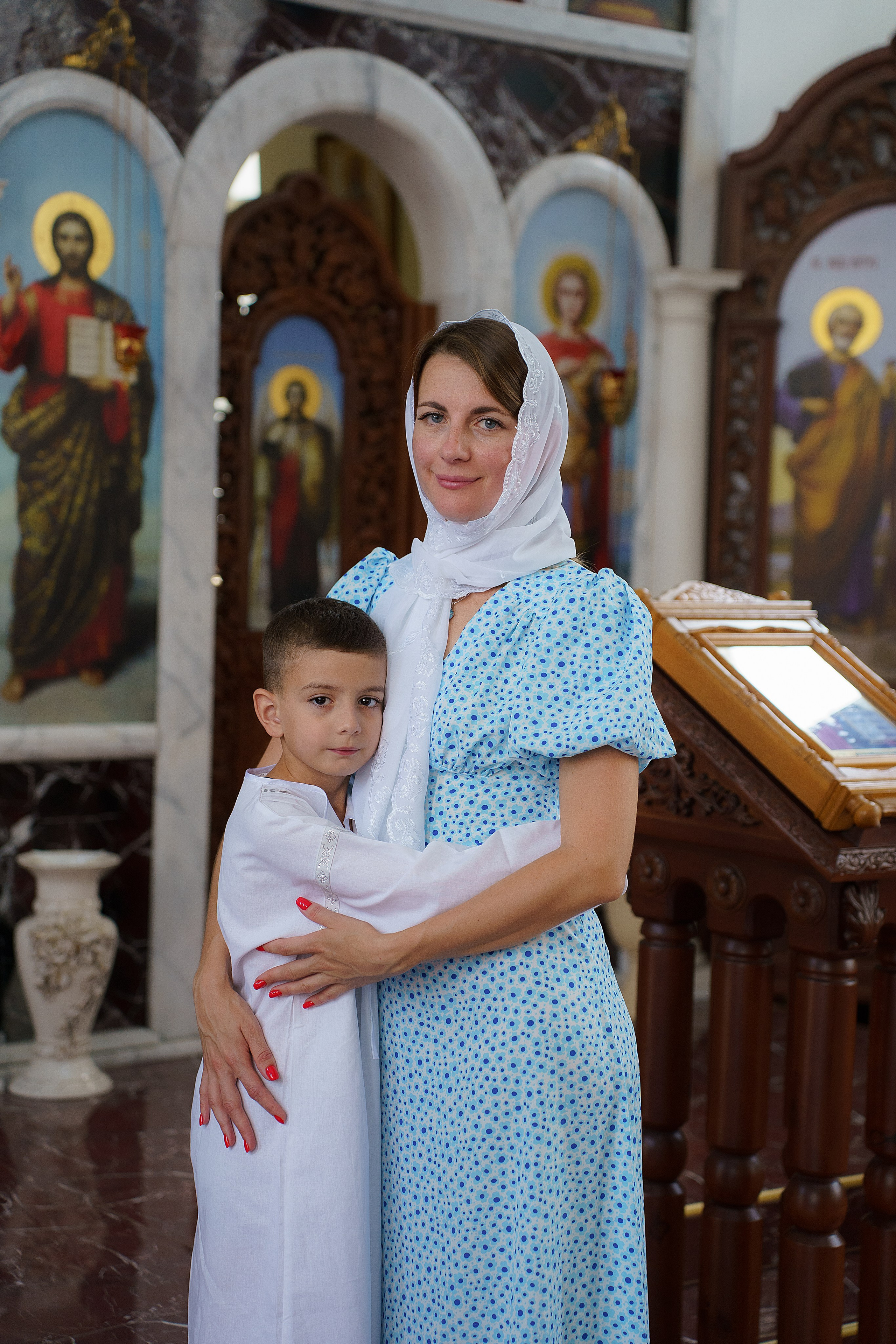 Крещение, храм Петра и Павла, г. Кропоткин. Семейный и детский фотограф в Гулькевичи, Кропоткине