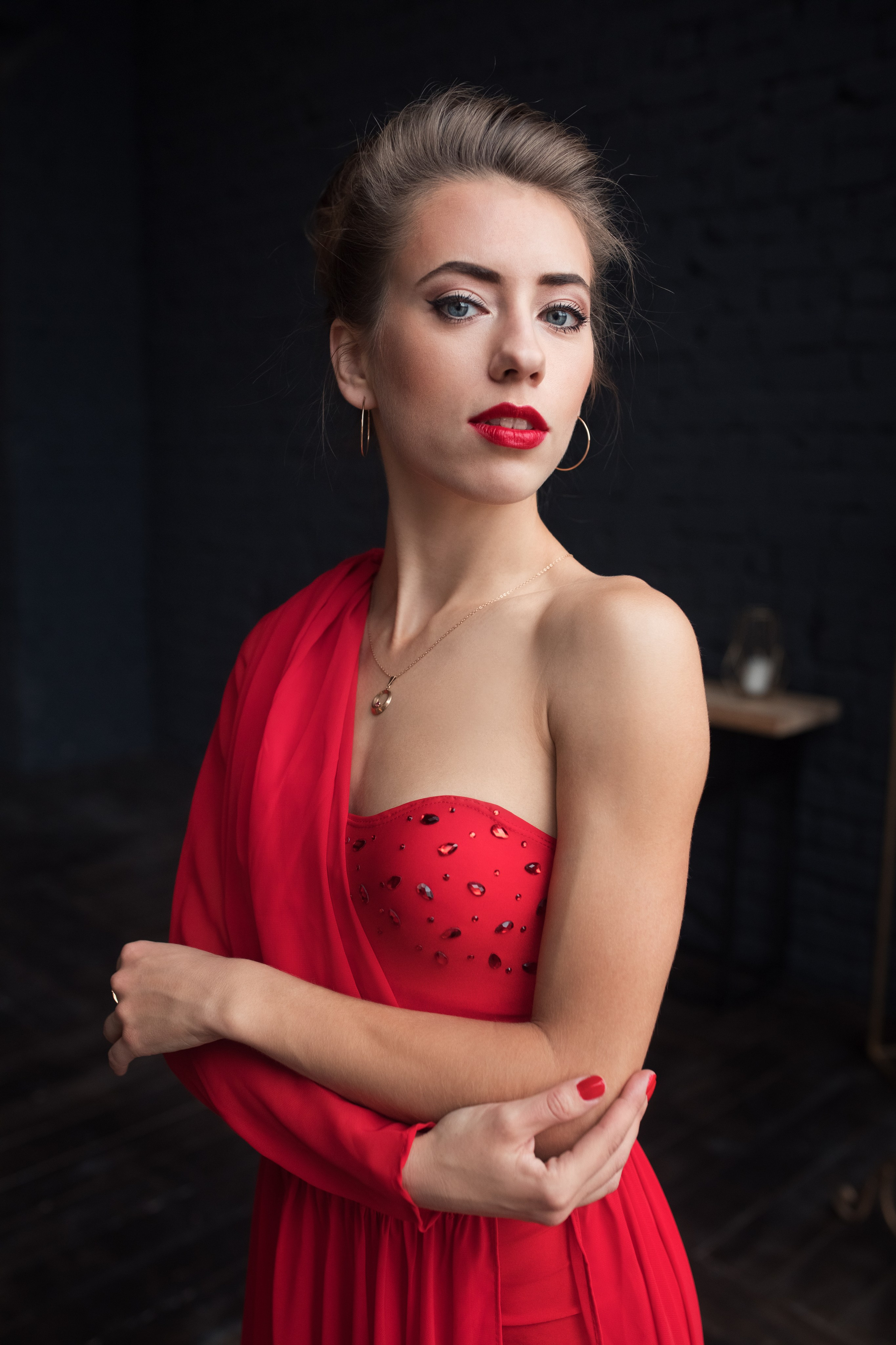 Фотосет с Викторией в интерьерной фотостудии 12.24 в Воронеже для «себя»