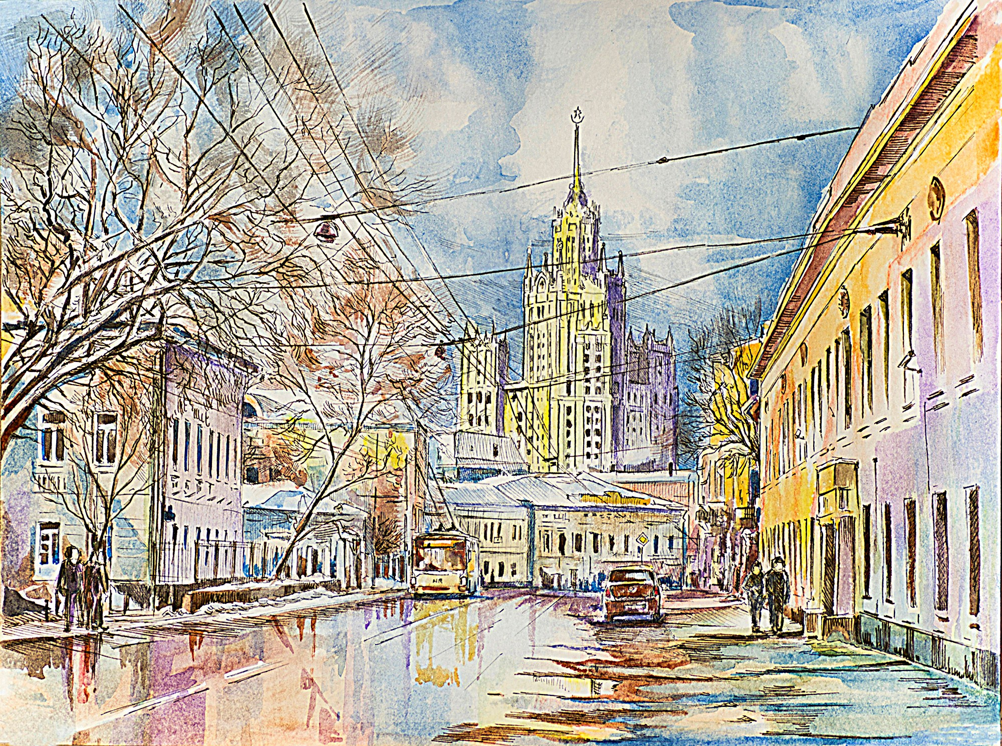 Москва 2018-2019. Художник Александр Петрунин