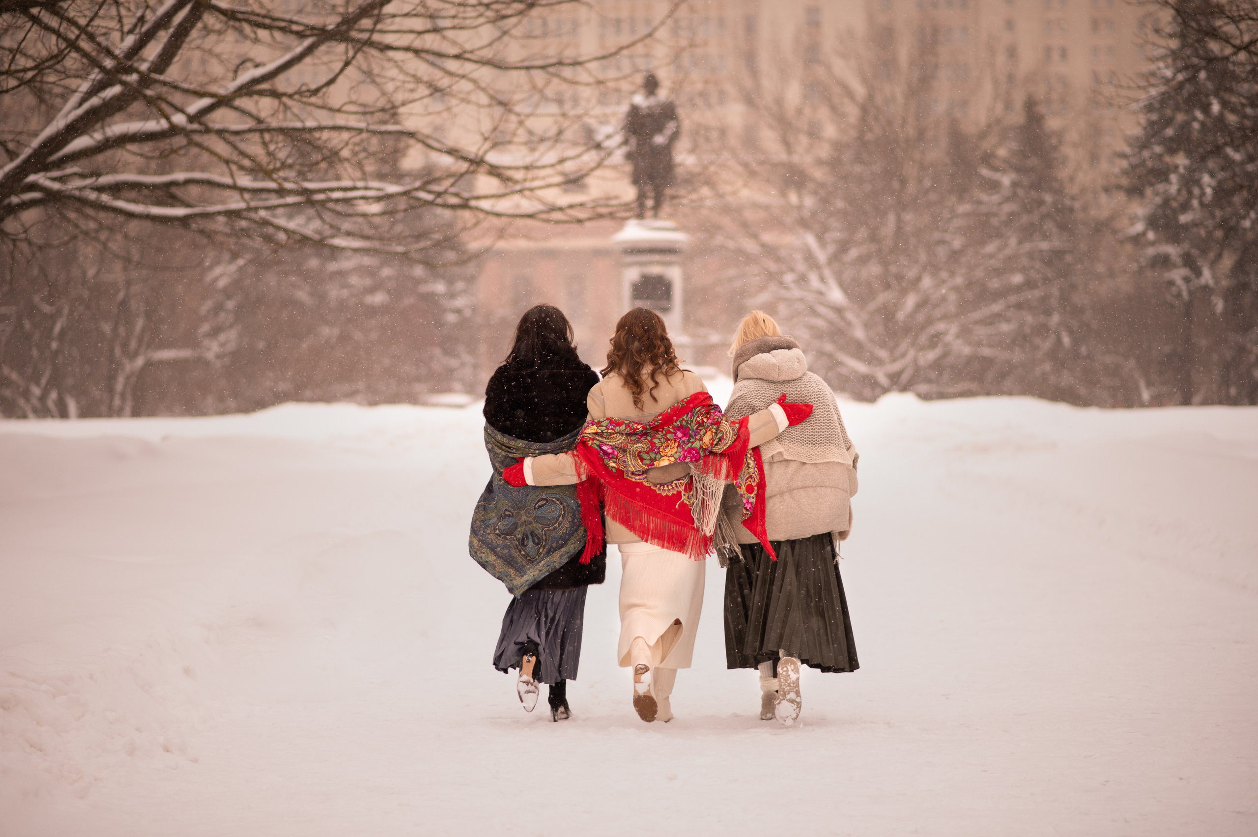 Зимний «Russian girl». Семейный и детский фотограф в Москве Анна Оськина