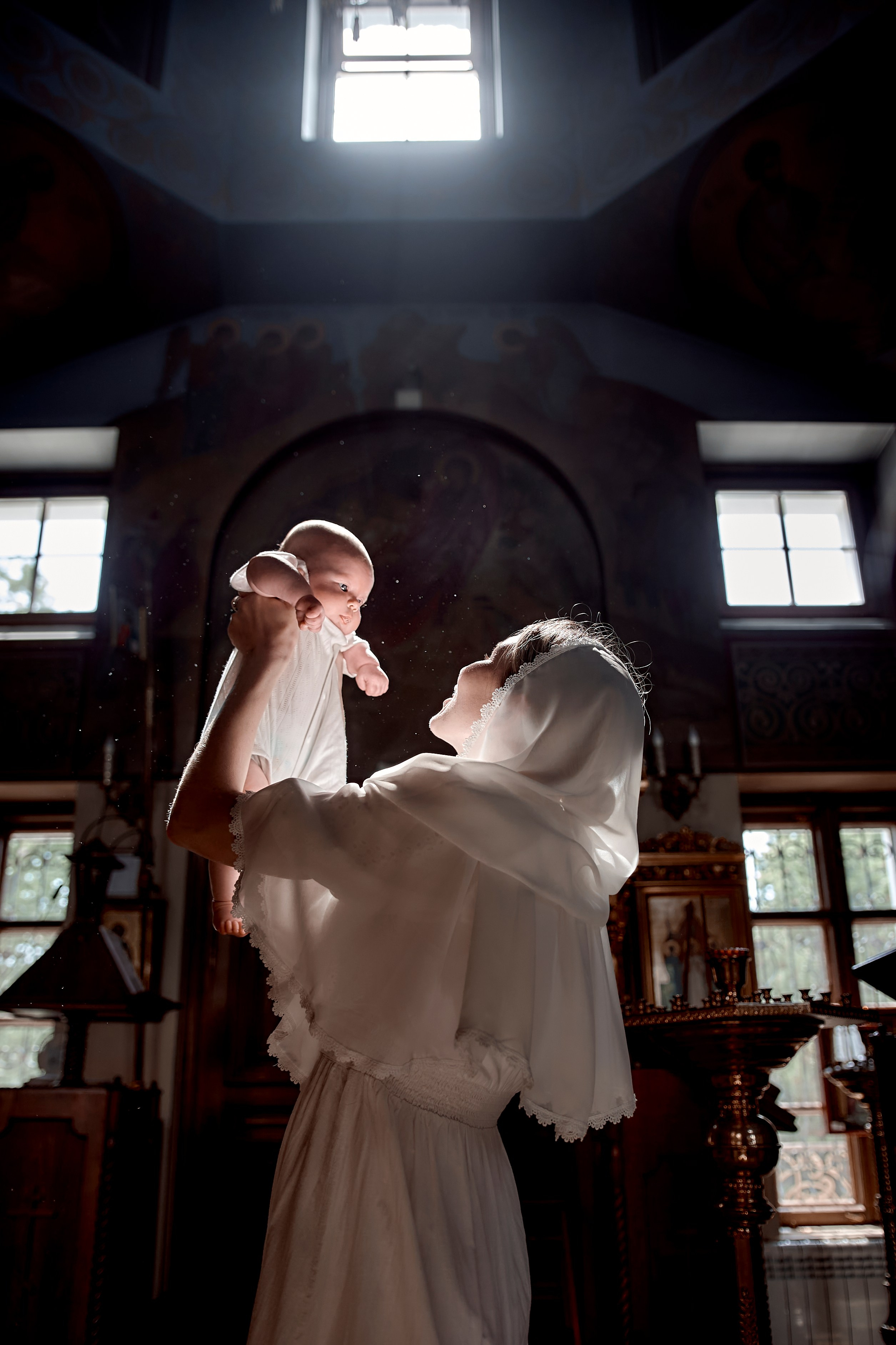 Таинство Крещения Евы. Фотограф на Крещение и Венчание в Одинцово