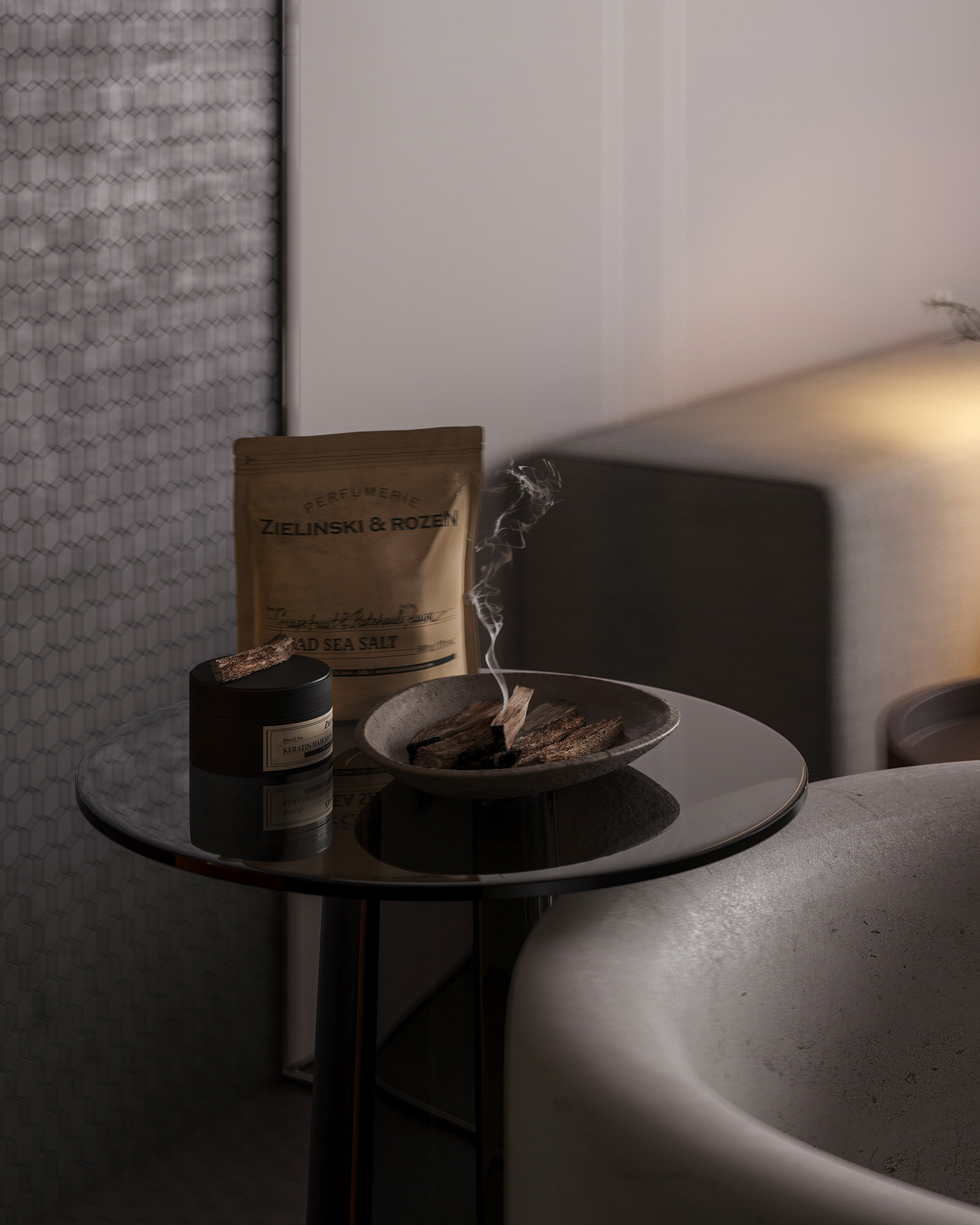 LUXURIOUS SIMPLICITY | BLACK CONCEPT. Interior Visualization by Valerie Stetyukevich