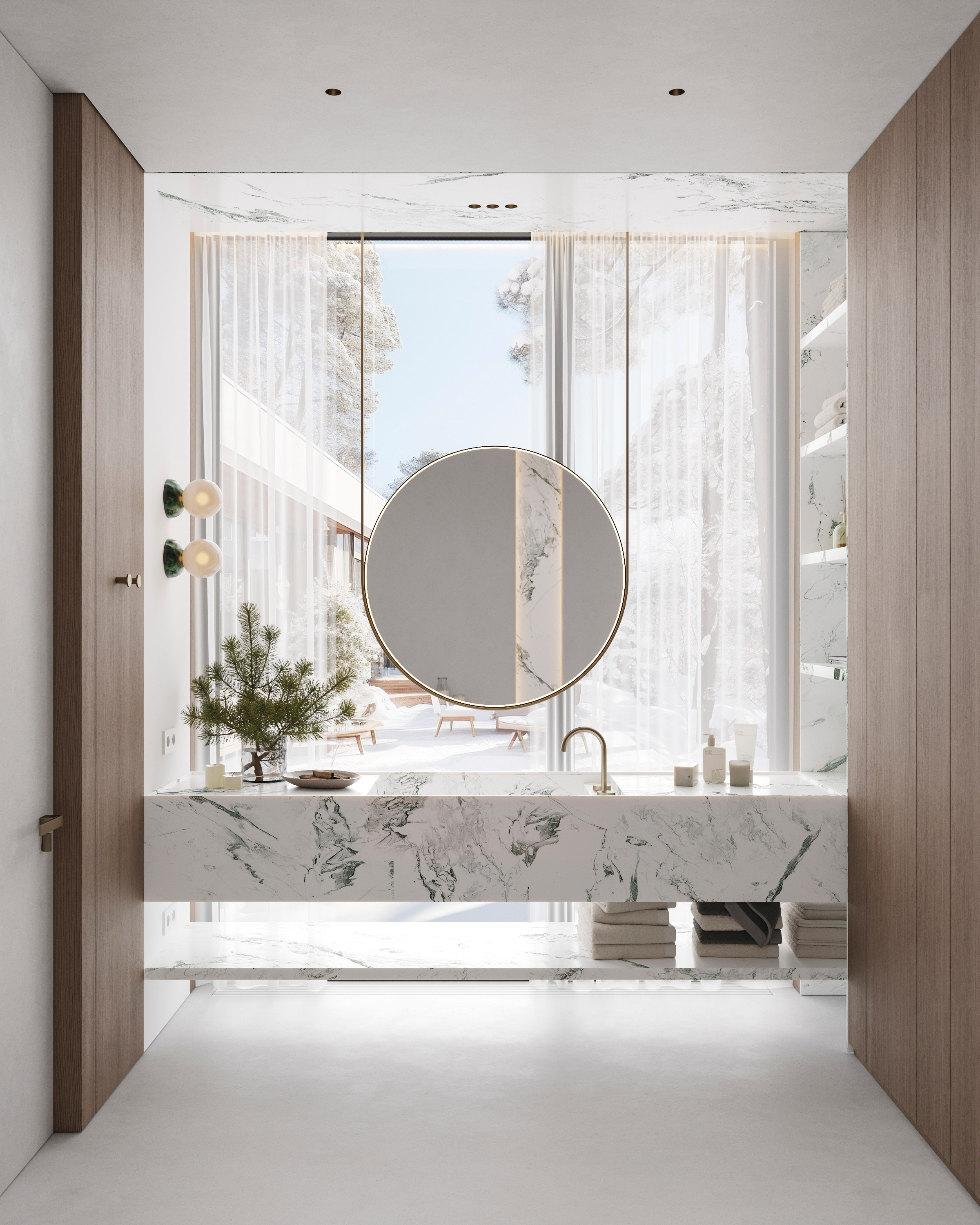 NORDIC HAVEN | DESIGNER ANNE KIREEVA. Interior Visualization by Valerie Stetyukevich