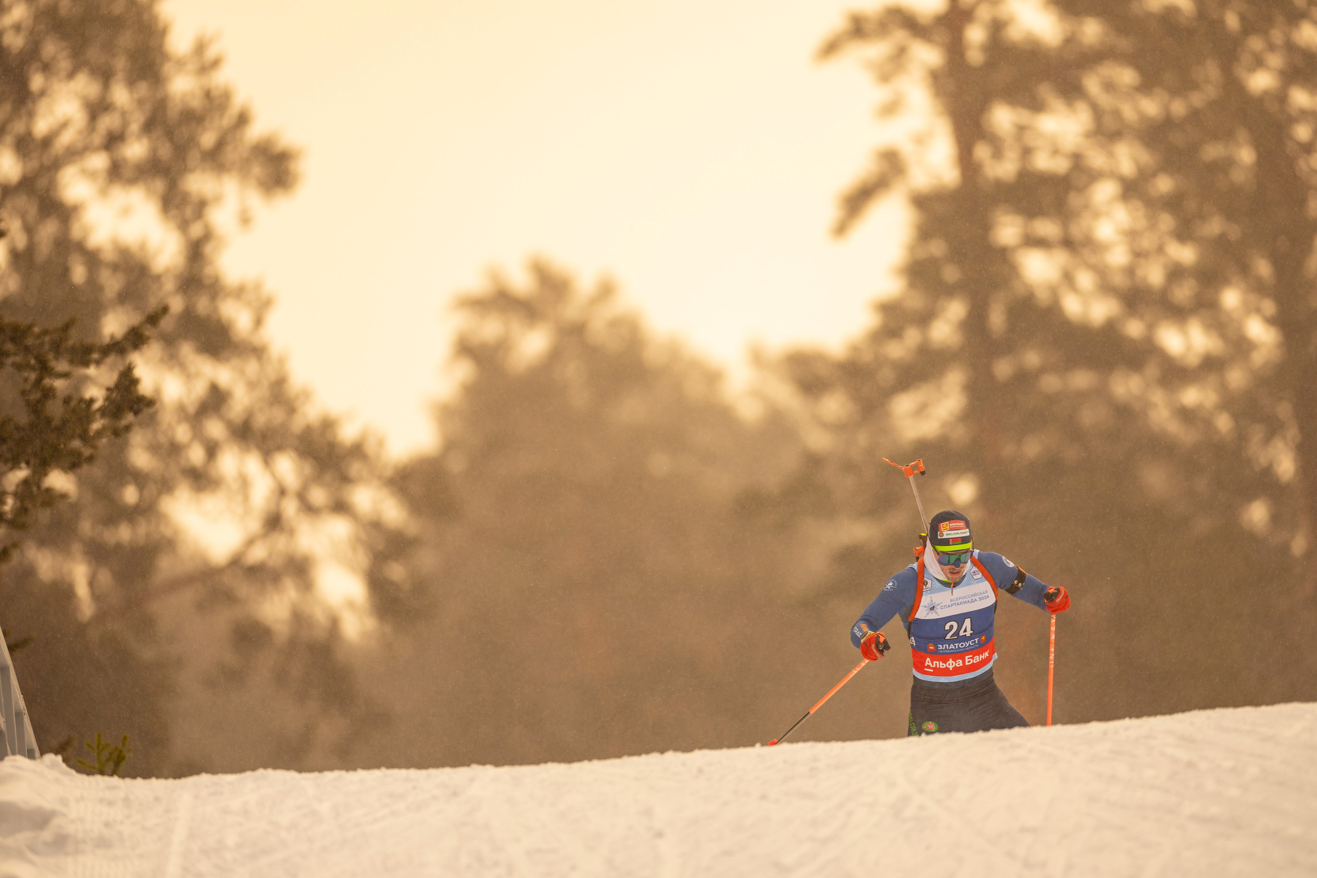 Всероссийская спартакиада по биатлону. Мужчины. Гонка преследования. Спортивный репортажный фотограф Казань Нафис Сиразетдинов