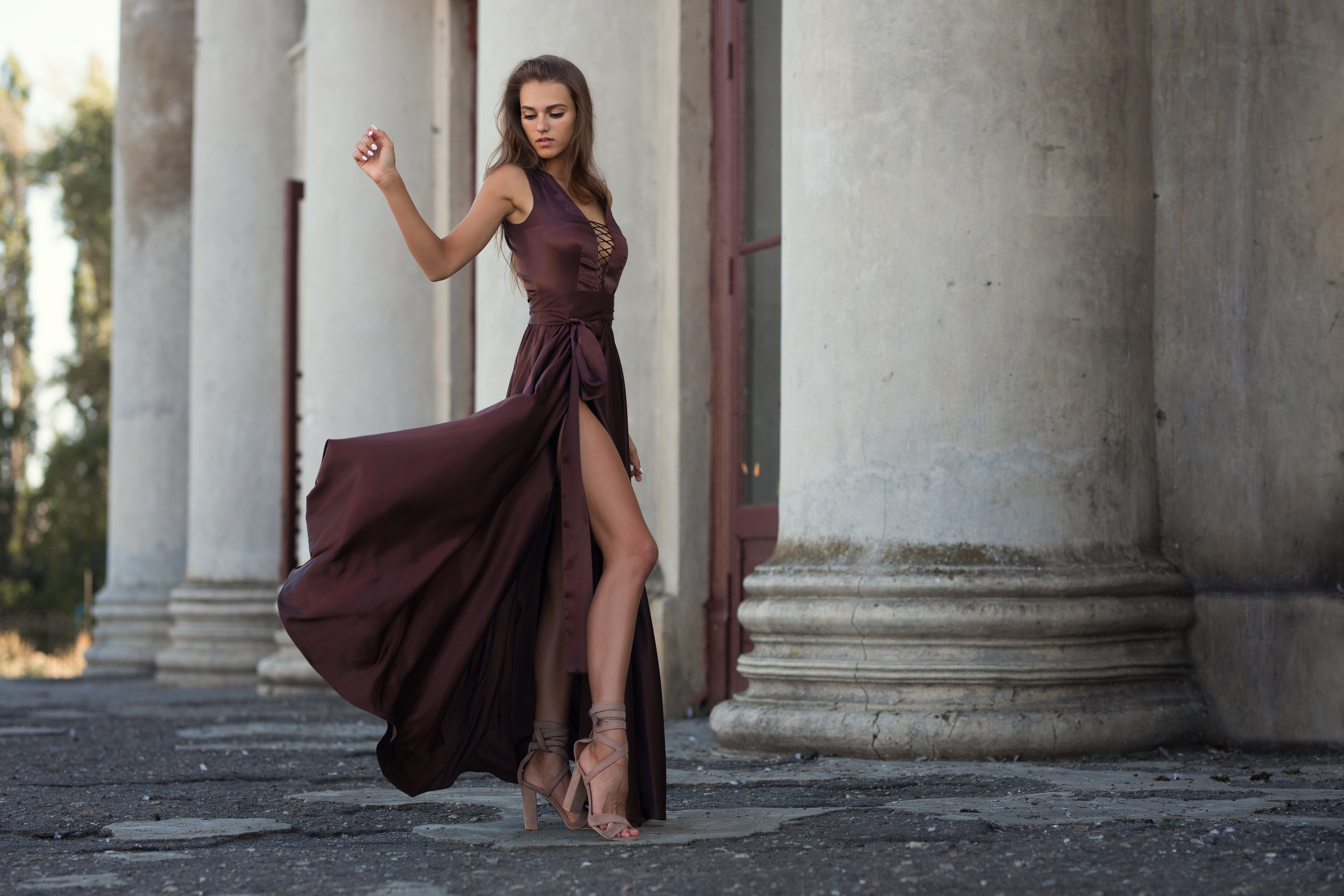 Фотосет у дома культуры в с. Стрелица и в Белом Колодце с Маргаритой для «себя»