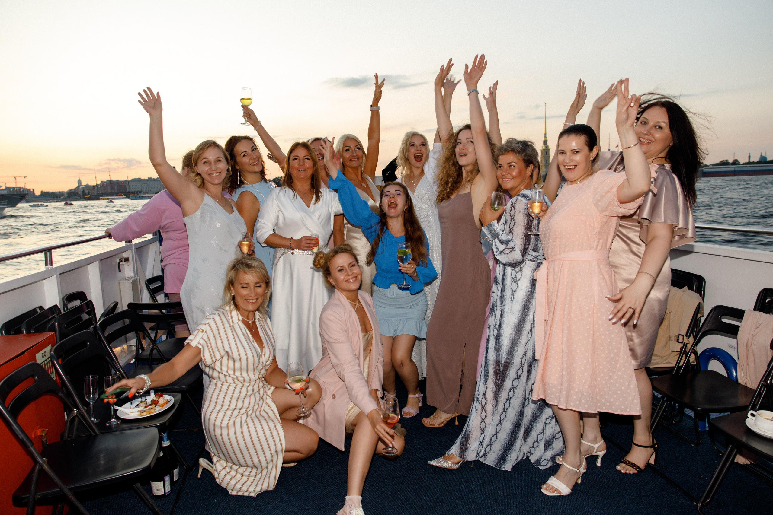 Морская прогулка. Девичник. Фотограф Ксения Третьякова, Санкт-Петербург