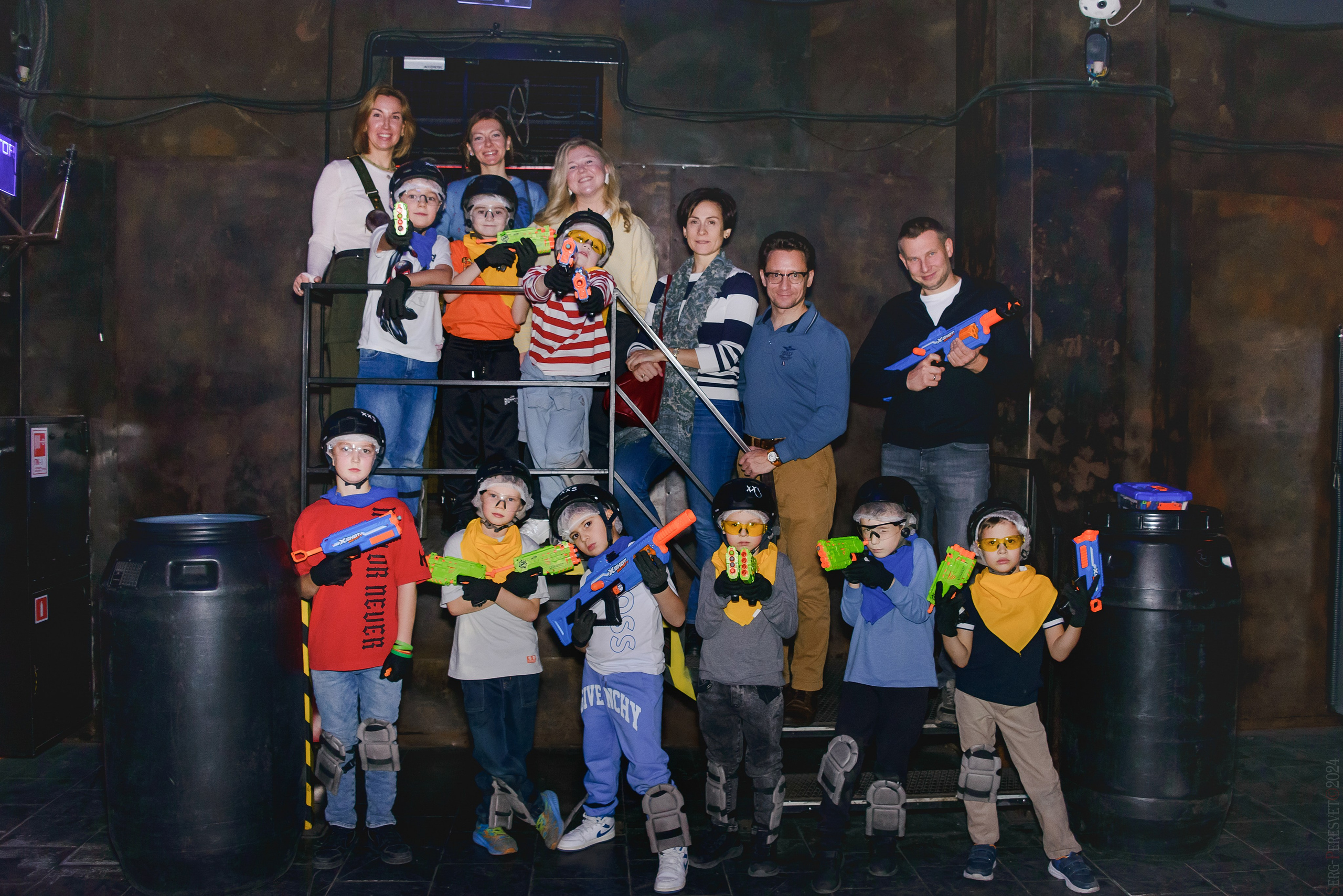 Нерф,  Детский день рождения, Лазертаг арена «Sтанция 2025», Москва. Ваш фотограф на праздник в Москве, Раменском, Жуковском, Люберцах