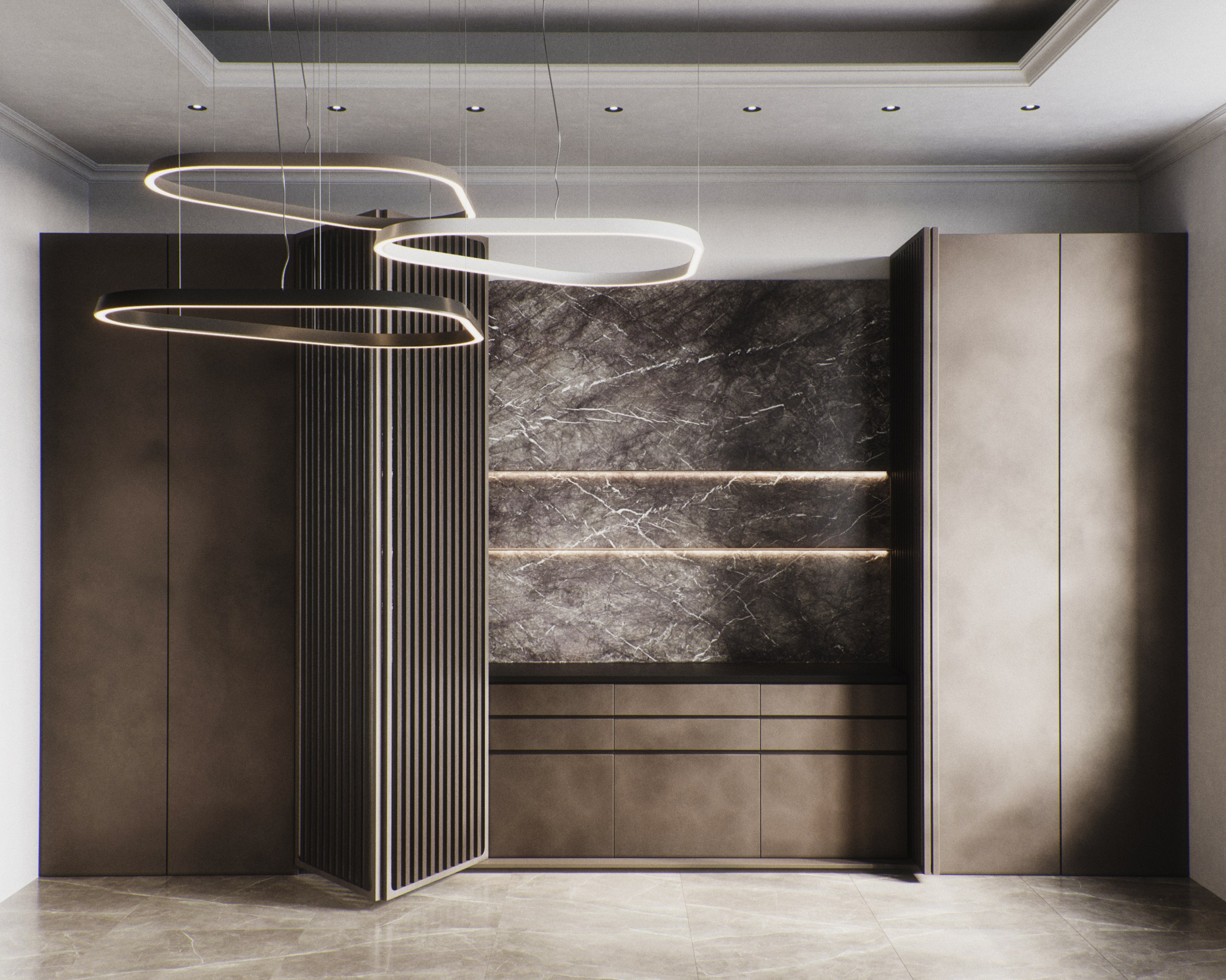 Malevich Showroom. 3D Визуализация // Reiterrrr