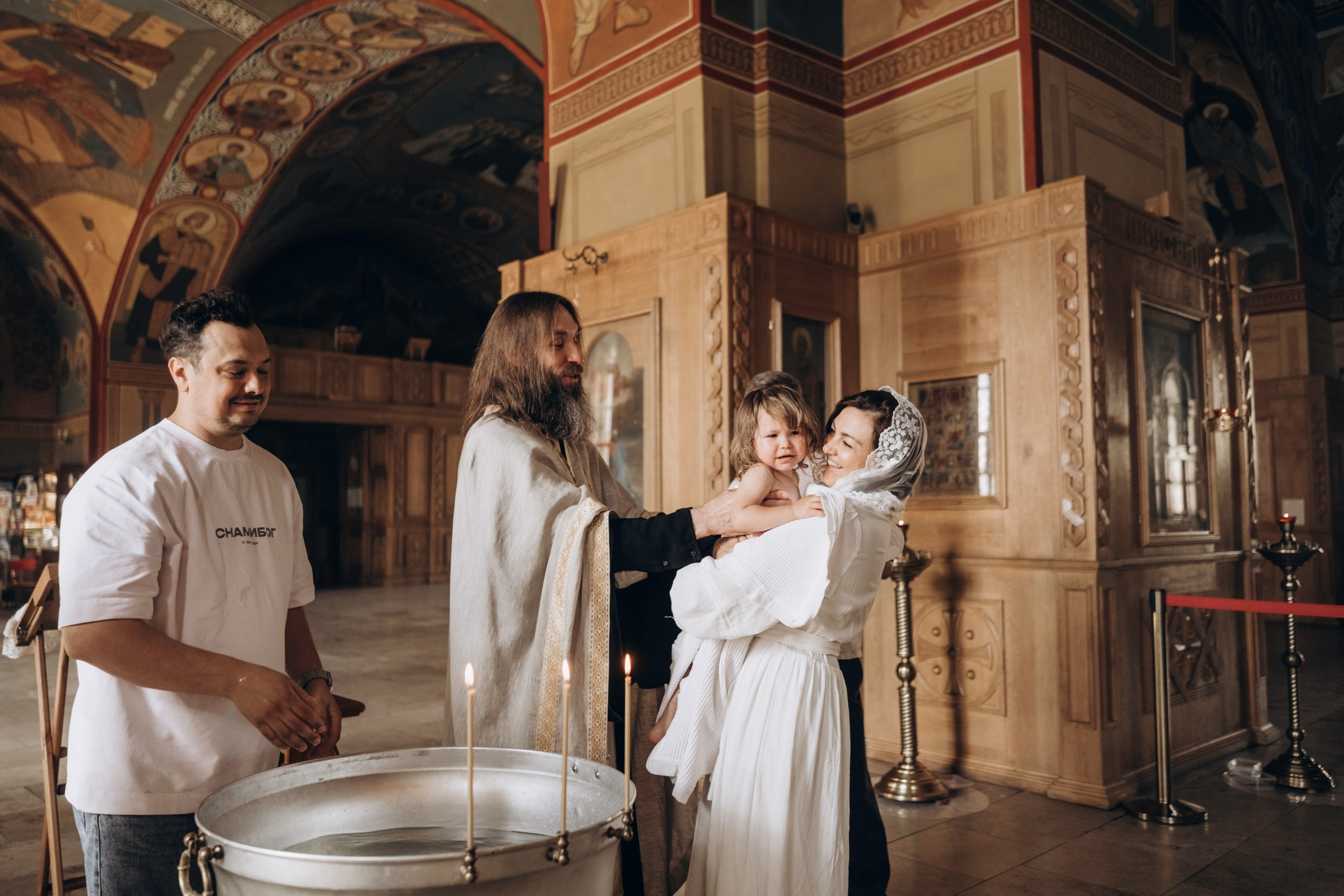 Крещение в храме Николая Чудотворца. Фотограф Светлана Мерзлякова