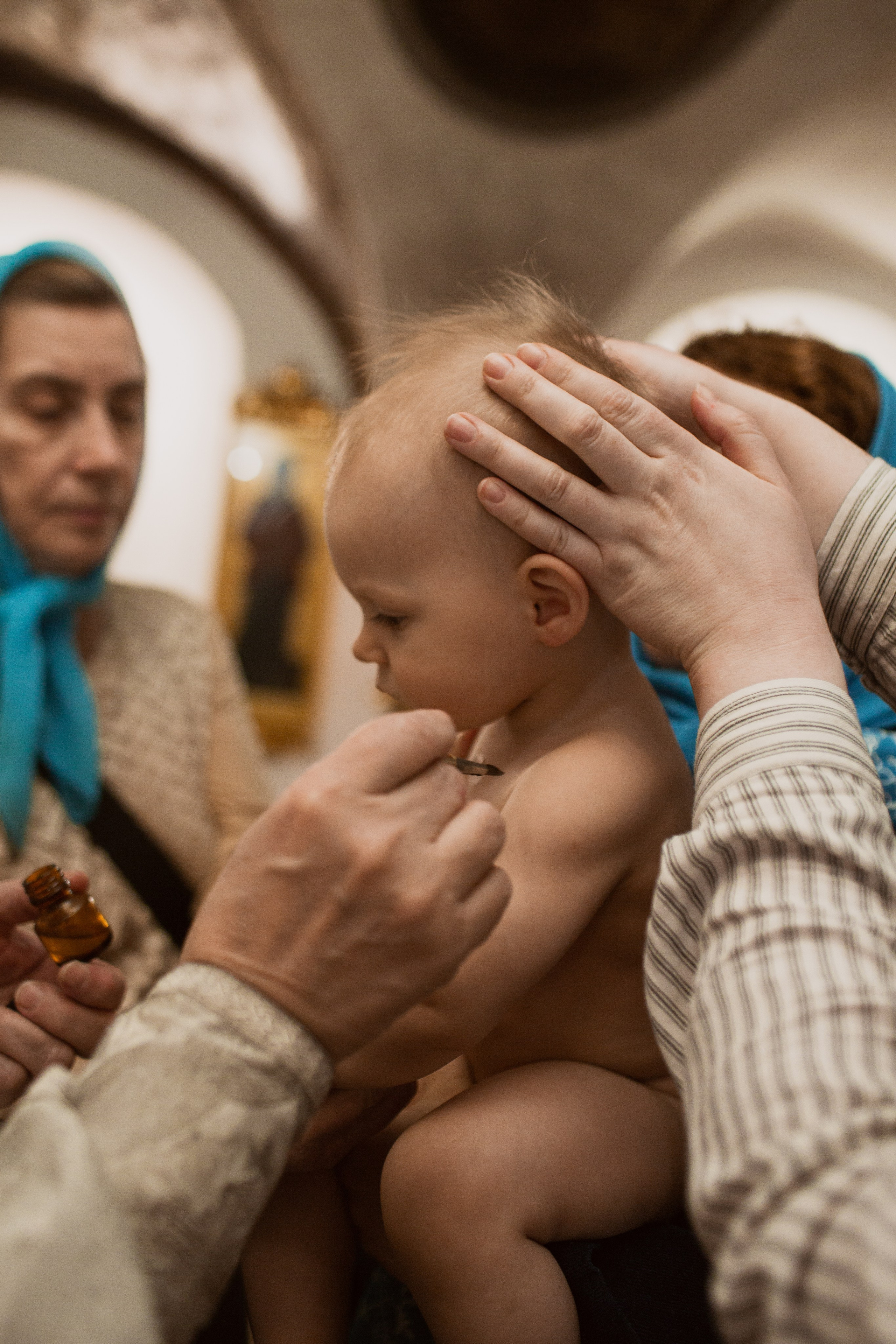 Крещение Андрея. Свадебный и Семейный фотограф в Москве Александра Вайпер