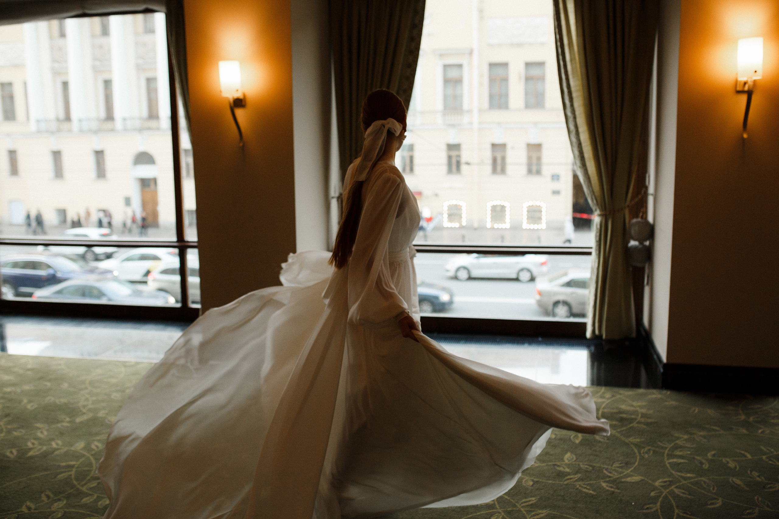 Свадебная фотосессия в отеле Коринтия. Свадебный фотограф в Санкт-Петербурге Никита Кузякин