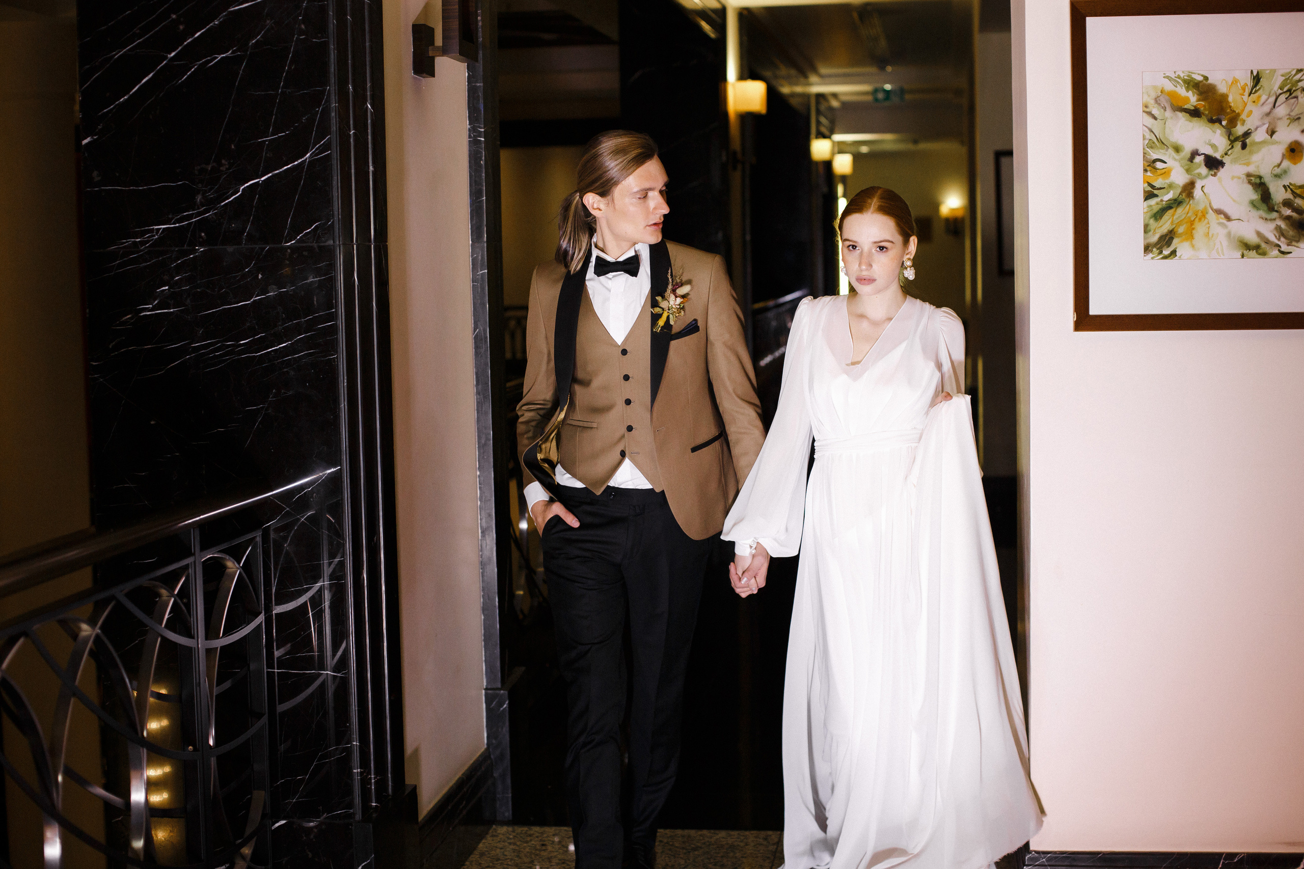 Свадебная фотосессия в отеле Коринтия. Свадебный фотограф в Санкт-Петербурге Никита Кузякин