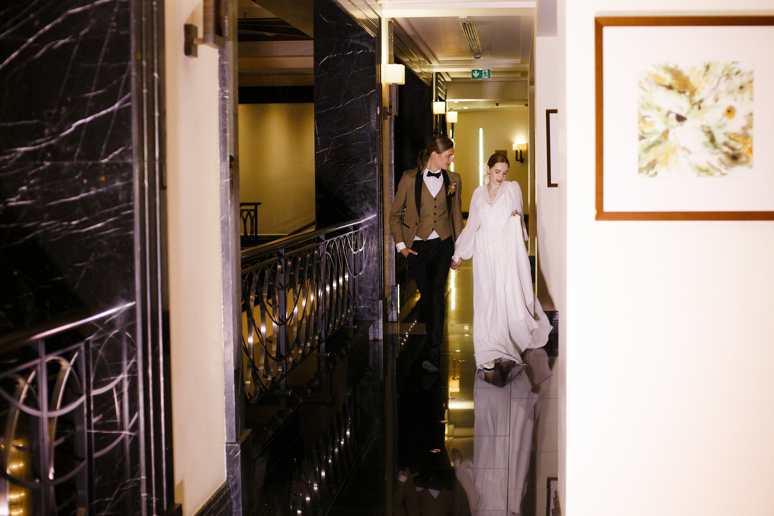 Свадебная фотосессия в отеле Коринтия. Свадебный фотограф в Санкт-Петербурге Никита Кузякин