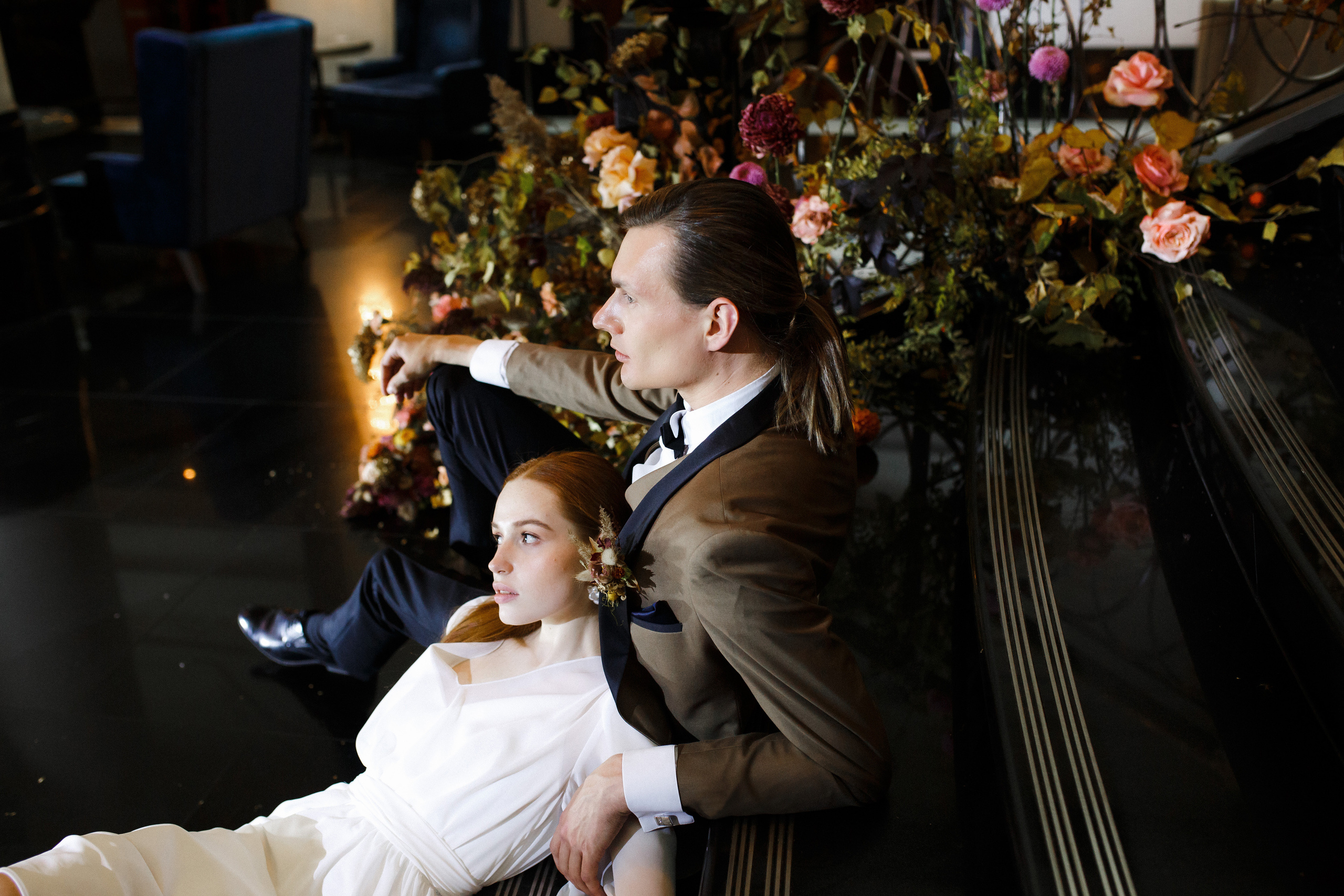 стильный образ невесты и жениха