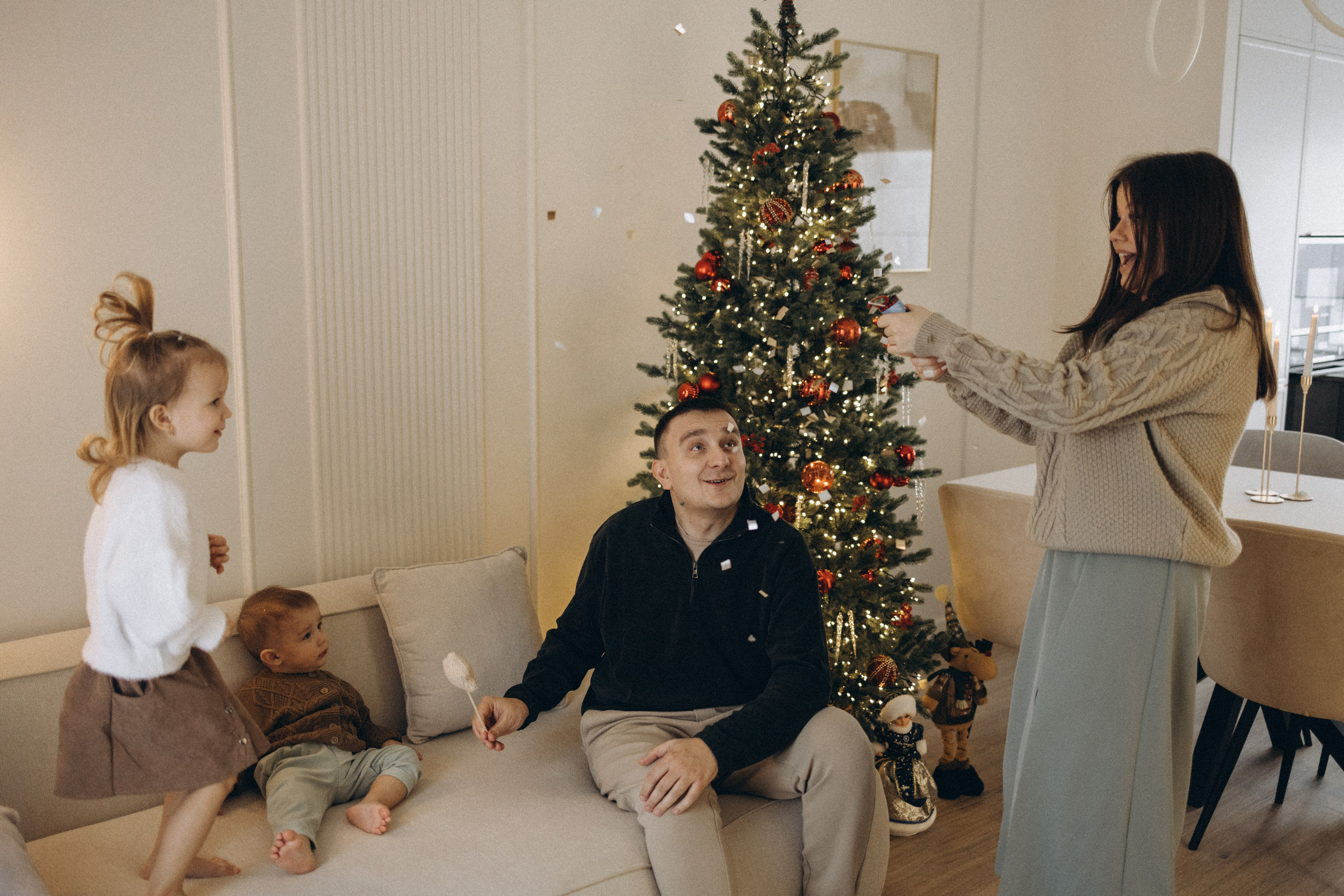 Новый года дома. Семейный и детский фотограф в Тюмени Вика Алленова