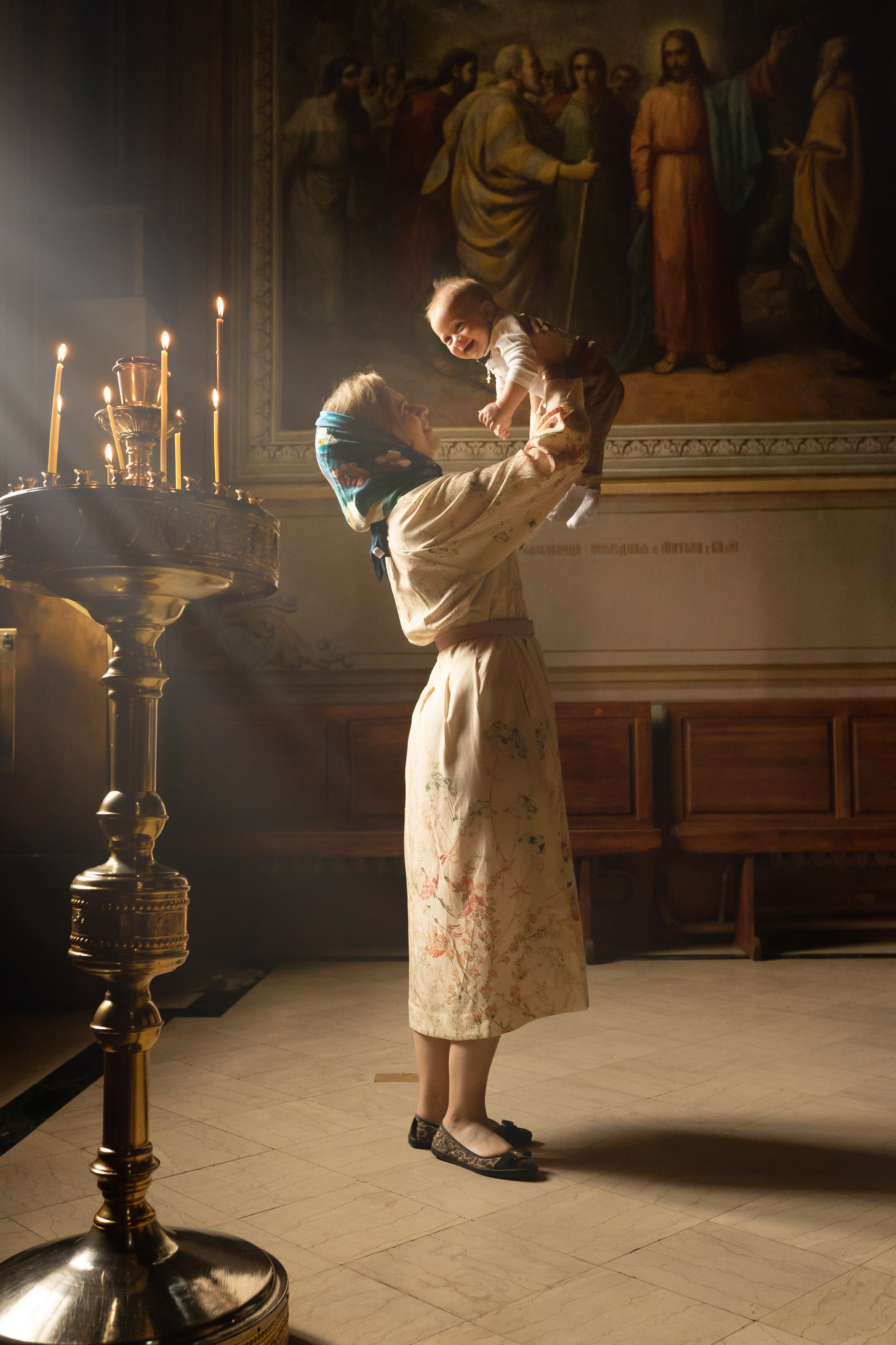 Крещение. Семейный и детский фотограф. М ария Гранкина