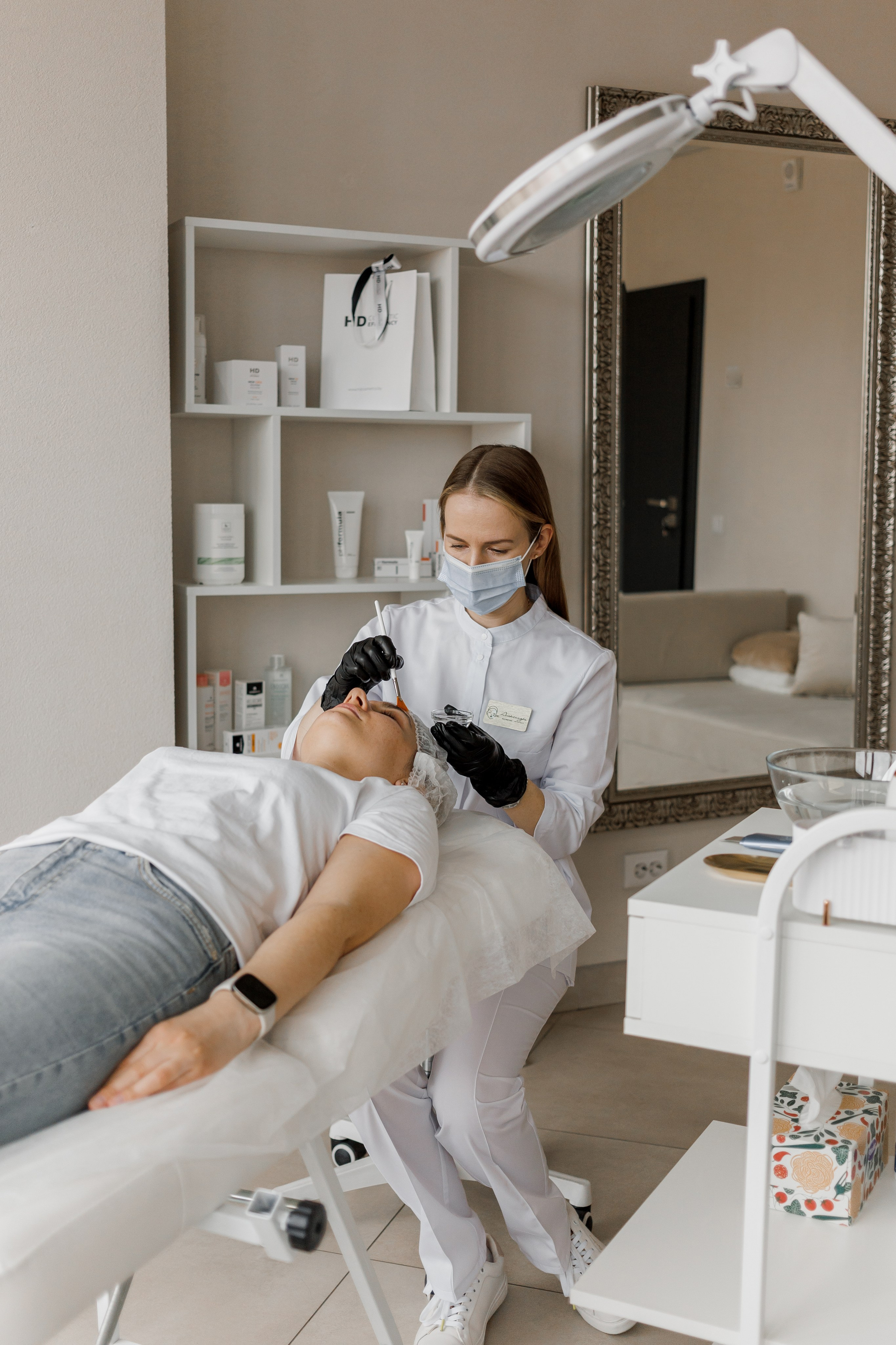 Контентная съёмка в кабинете косметолога. КОНТЕНТ ФОТОГРАФ