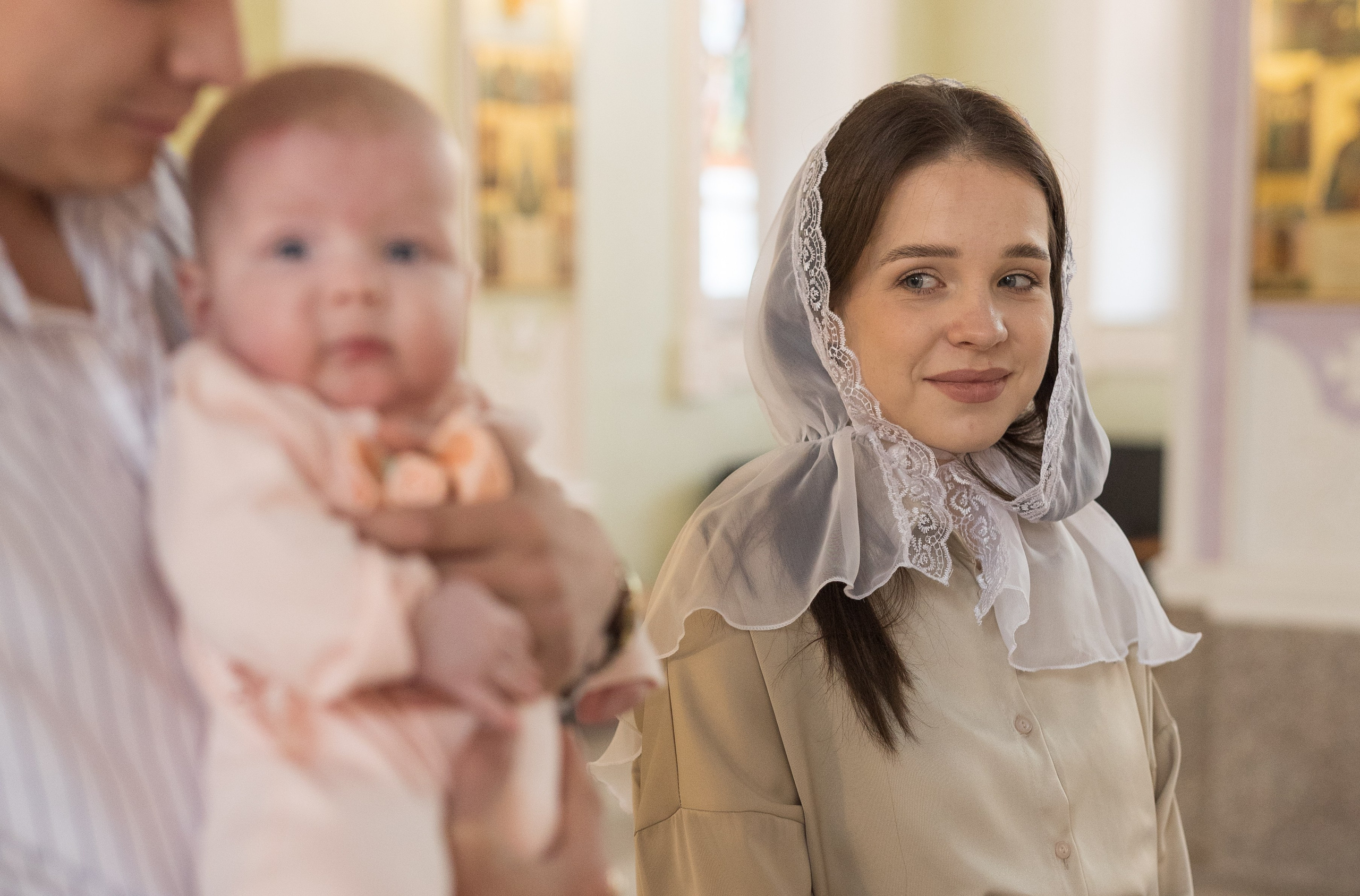 Крещение Оли. Фотограф в Нижнем Новгороде, Дзержинске Олеся Хозяева