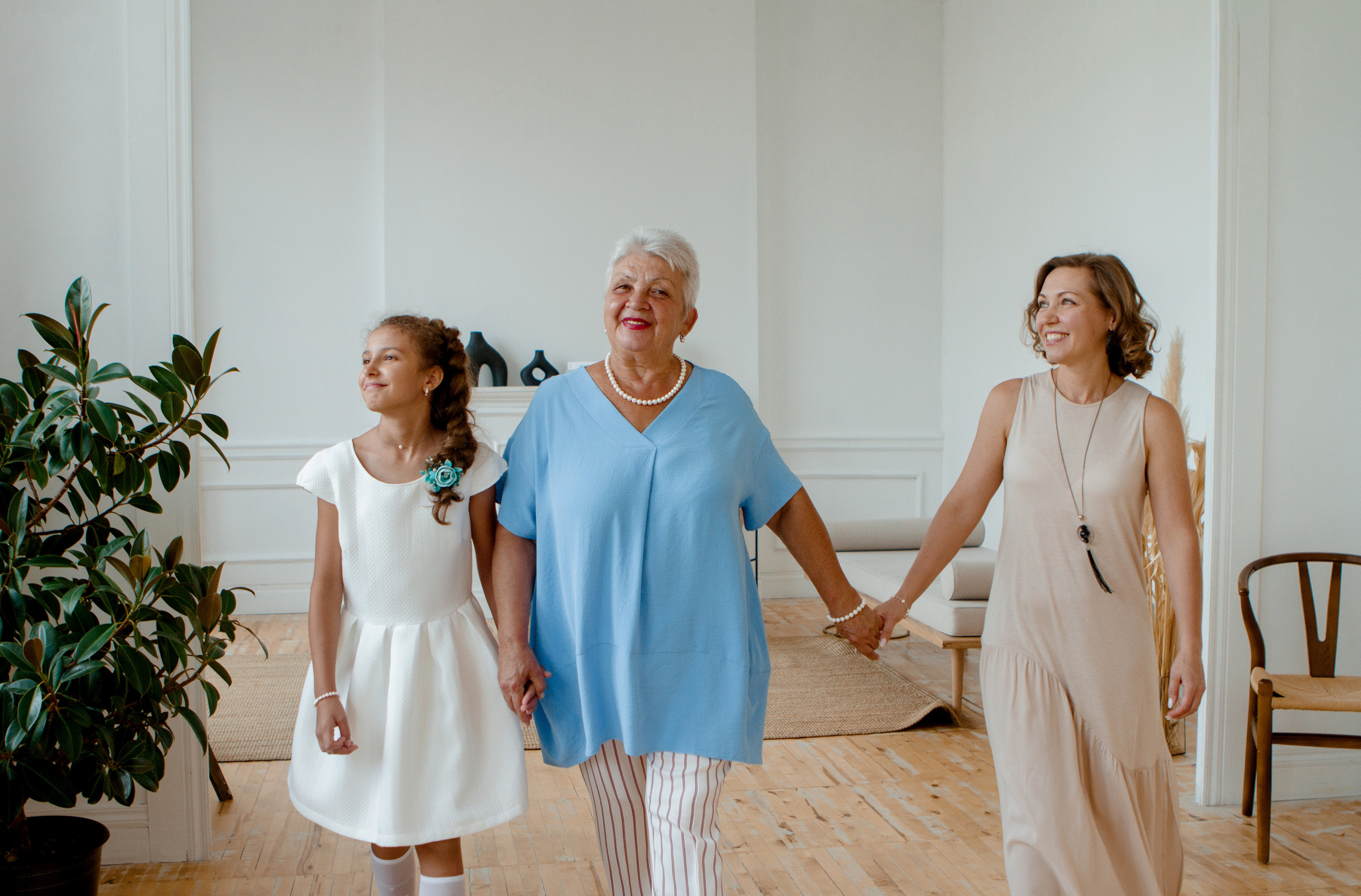 Семейная фотосессия в студии. Свадебный и семейный фотограф Ибрагимова Мария из Екатеринбурга