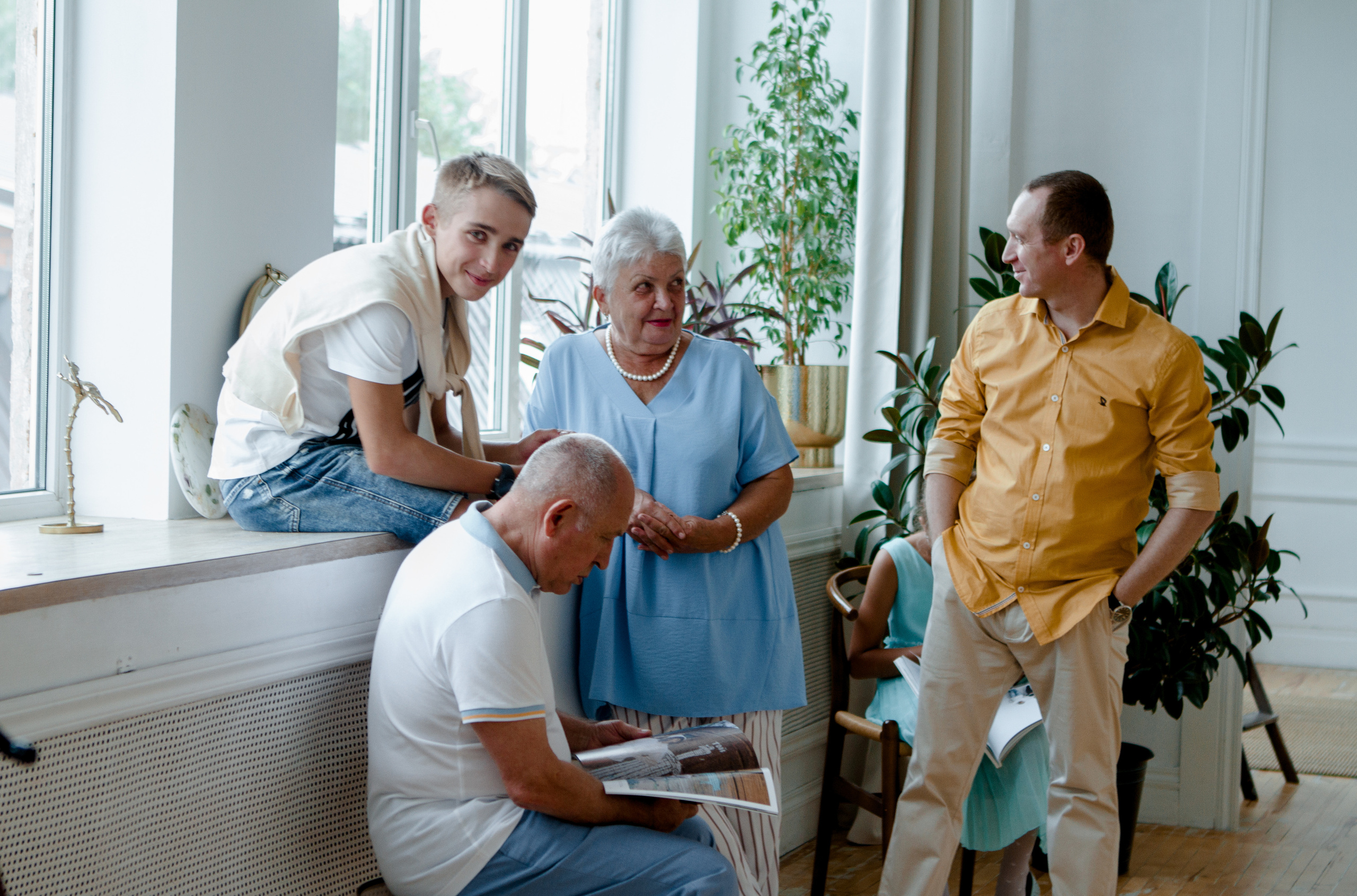 Семейная фотосессия в студии. Свадебный и семейный фотограф Ибрагимова Мария из Екатеринбурга