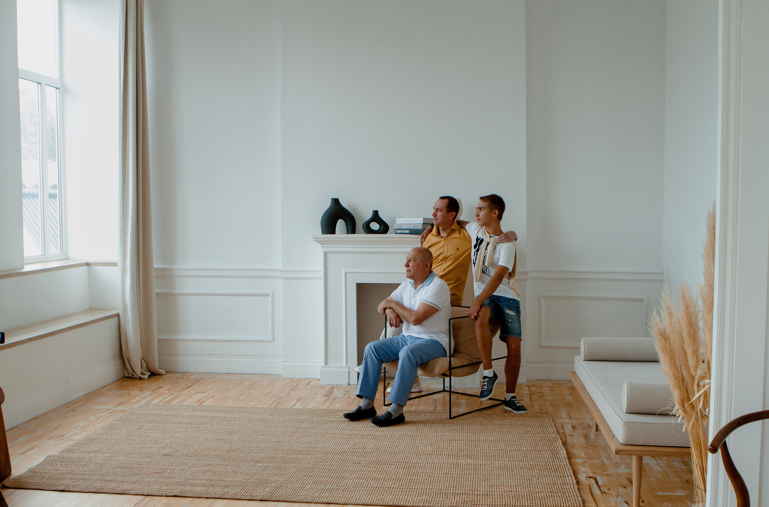 Семейная фотосессия в студии. Свадебный и семейный фотограф Ибрагимова Мария из Екатеринбурга