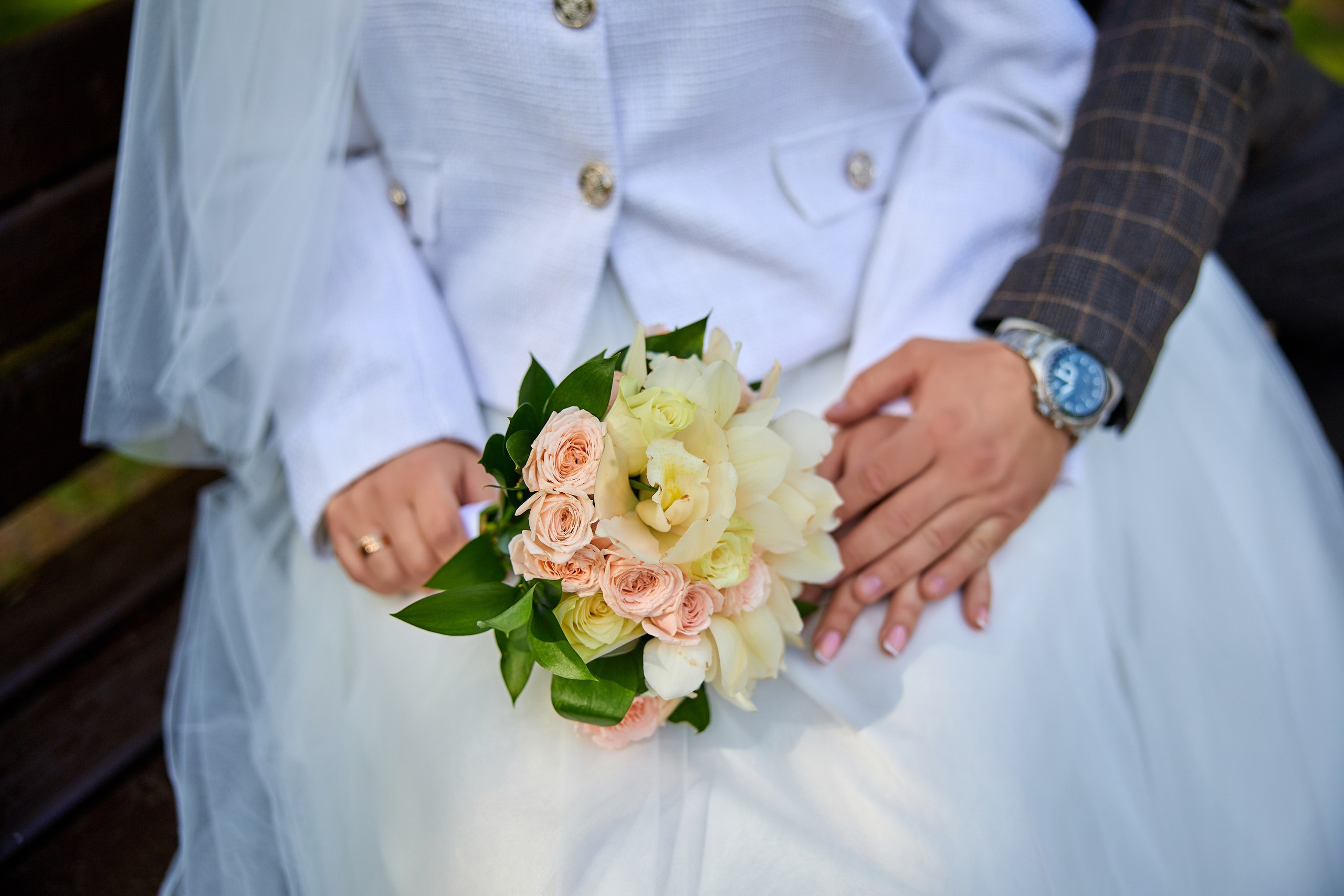 Свадебная фотосессия в Царицыно. Свадебный фотограф Сергей Колбинский