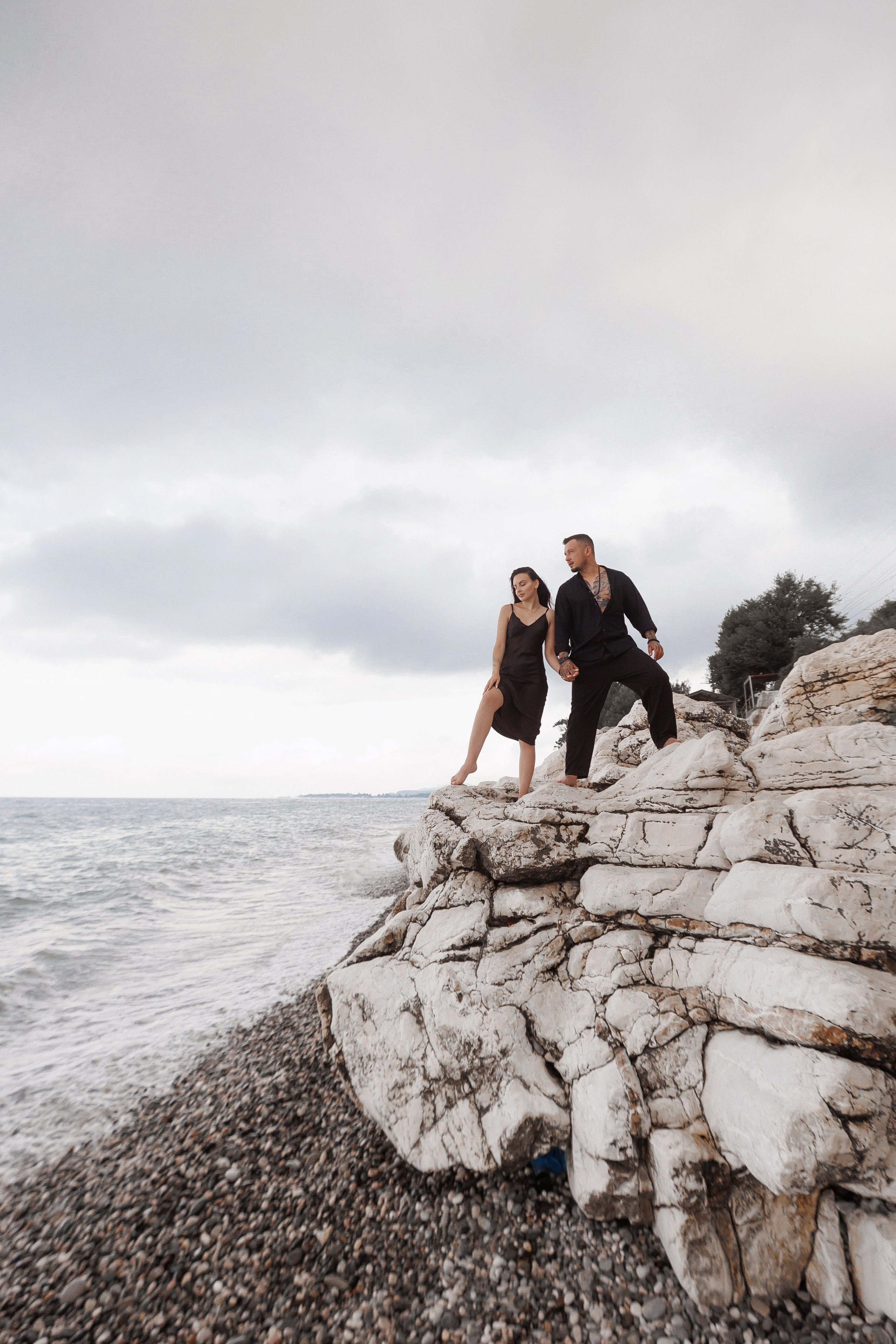 Парная фотосессия у моря. Свадебный и семейный фотограф в Сочи Денис Вялов