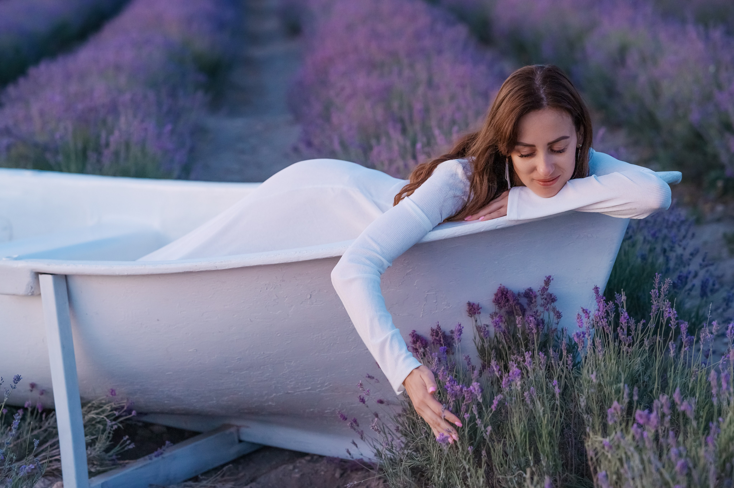 Фотосессия в лавандовом поле. Фотограф Симферополь Крым Ольга Топоривская