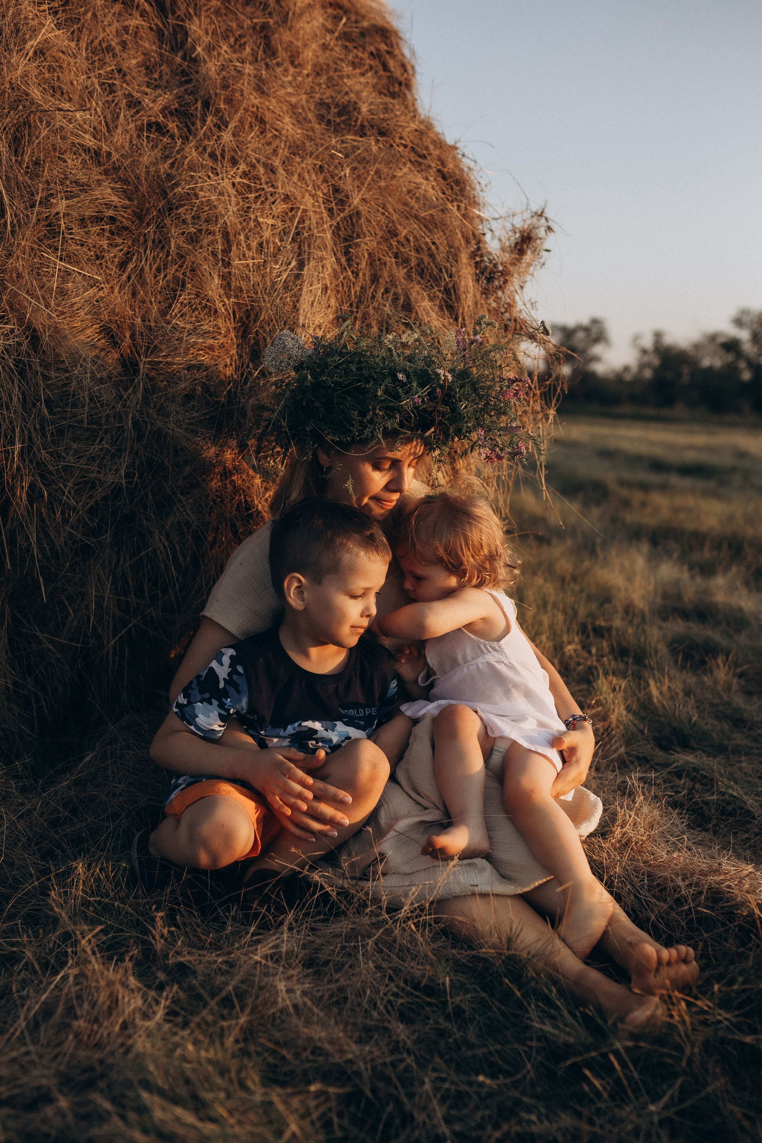 Ольга и ее большая семья. Семейный фотограф lifestyle в Новосибирске Елена Шпилевая