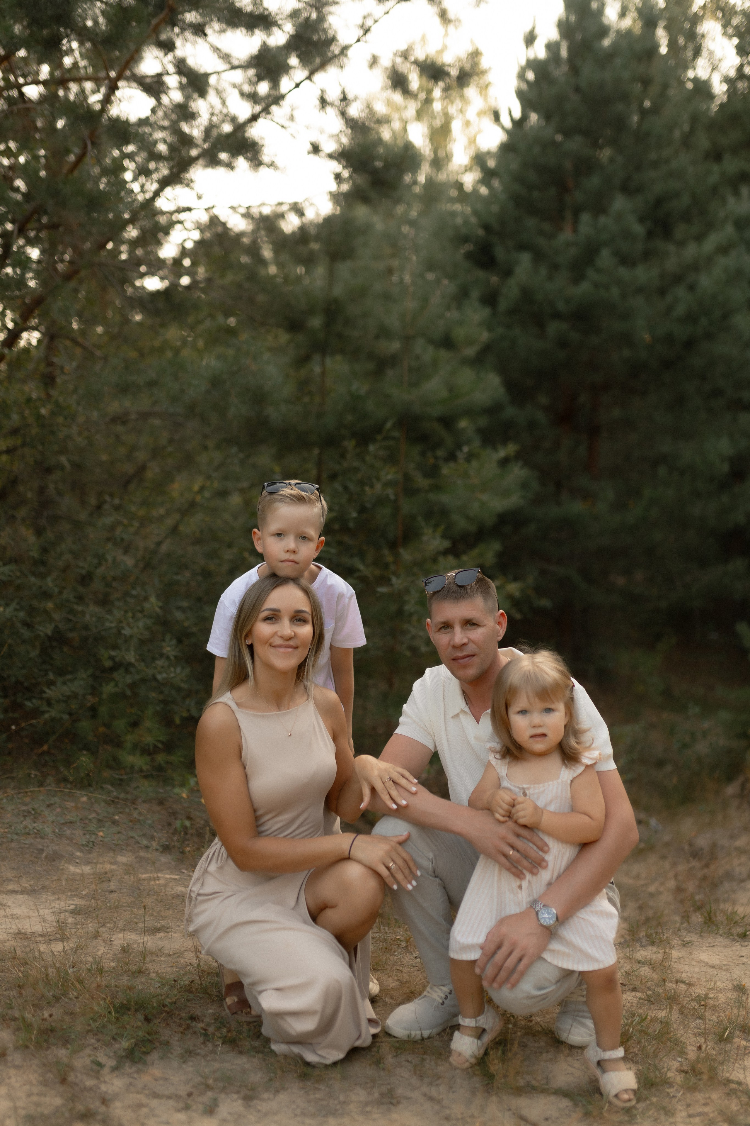 Алексей, Мария, Ваня и Варя. Фотограф Татьяна Семенова