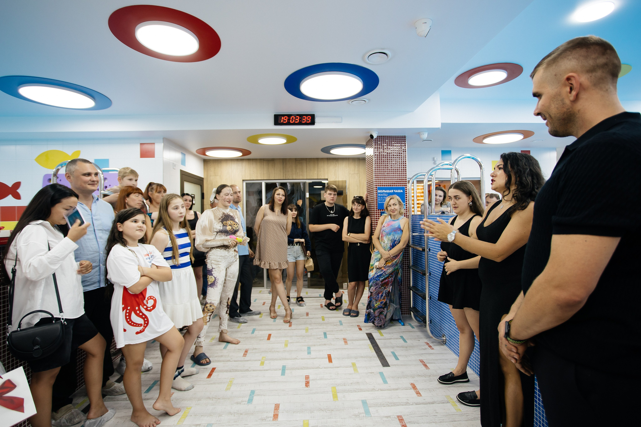 Открытие бассейна. Фотограф в Иркутске