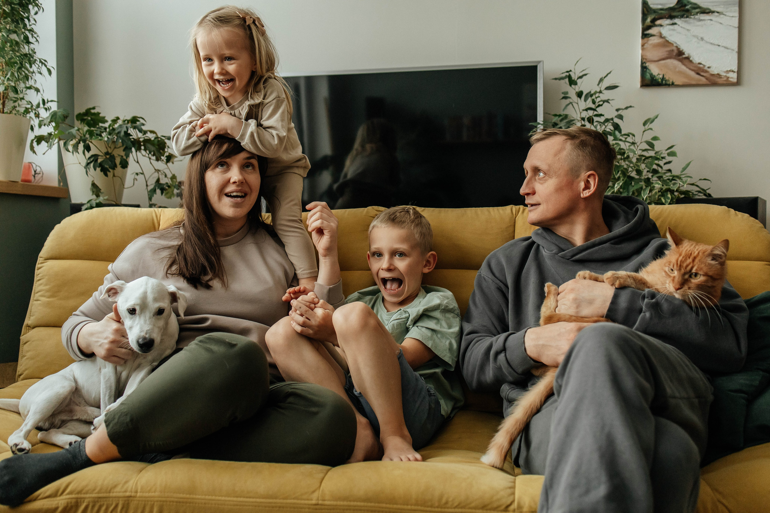 Фотосессия с детьми дома для Вадима, Кати, Феди и Алисы. Семейный фотограф в Москве, Щелково, Фрязино _ Виктория Степанова