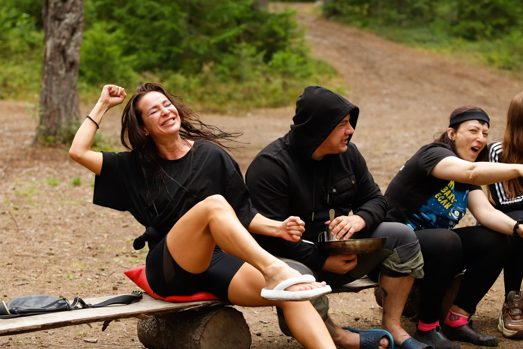 «Последний герой» в лагере для взрослых «Изи». Фотограф Дарья Попова