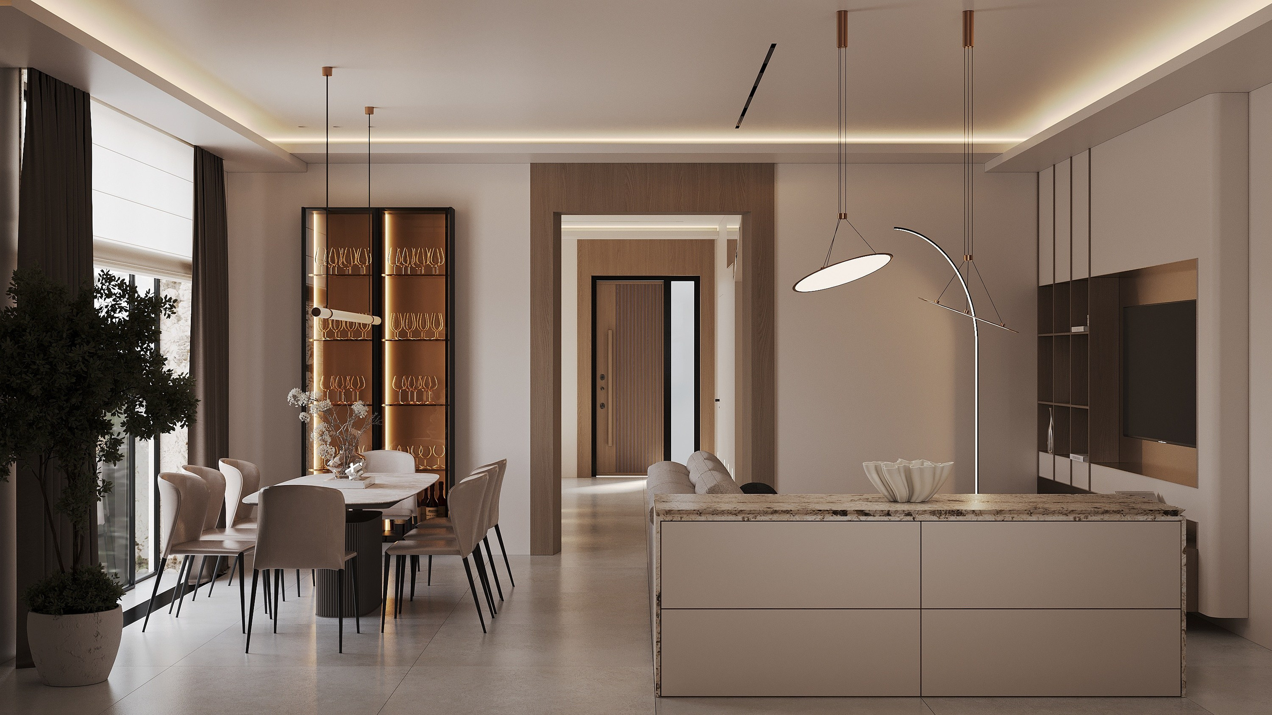 Милый Дом. Проект жилого дома в Геленджике площадью 215 кв. м. Дизайн интерьеров, строительство, ремонт домов и квартир в Геленджике