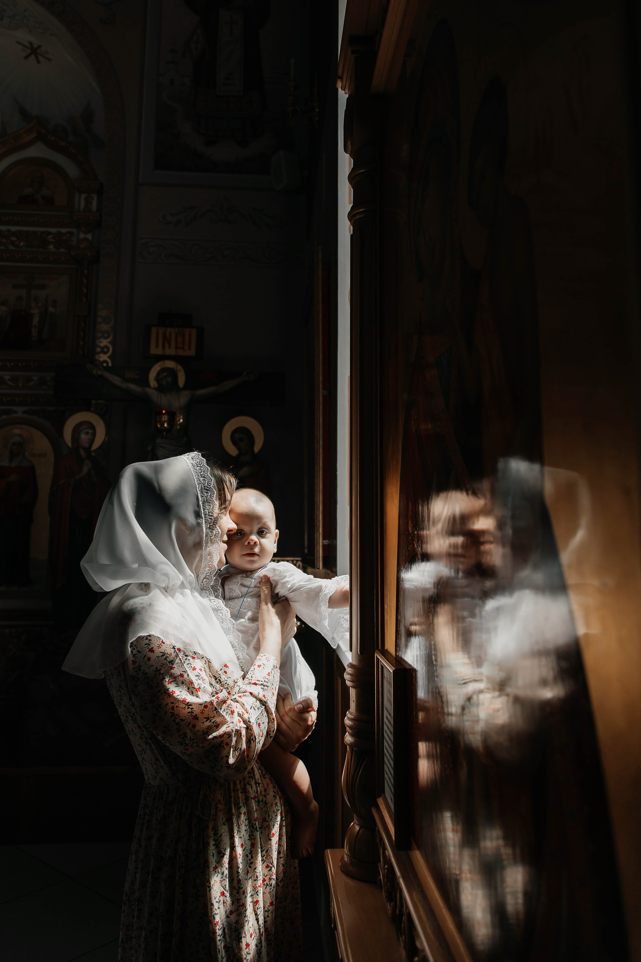 Таинство крещения Димочки. Фотограф в городе Сальск