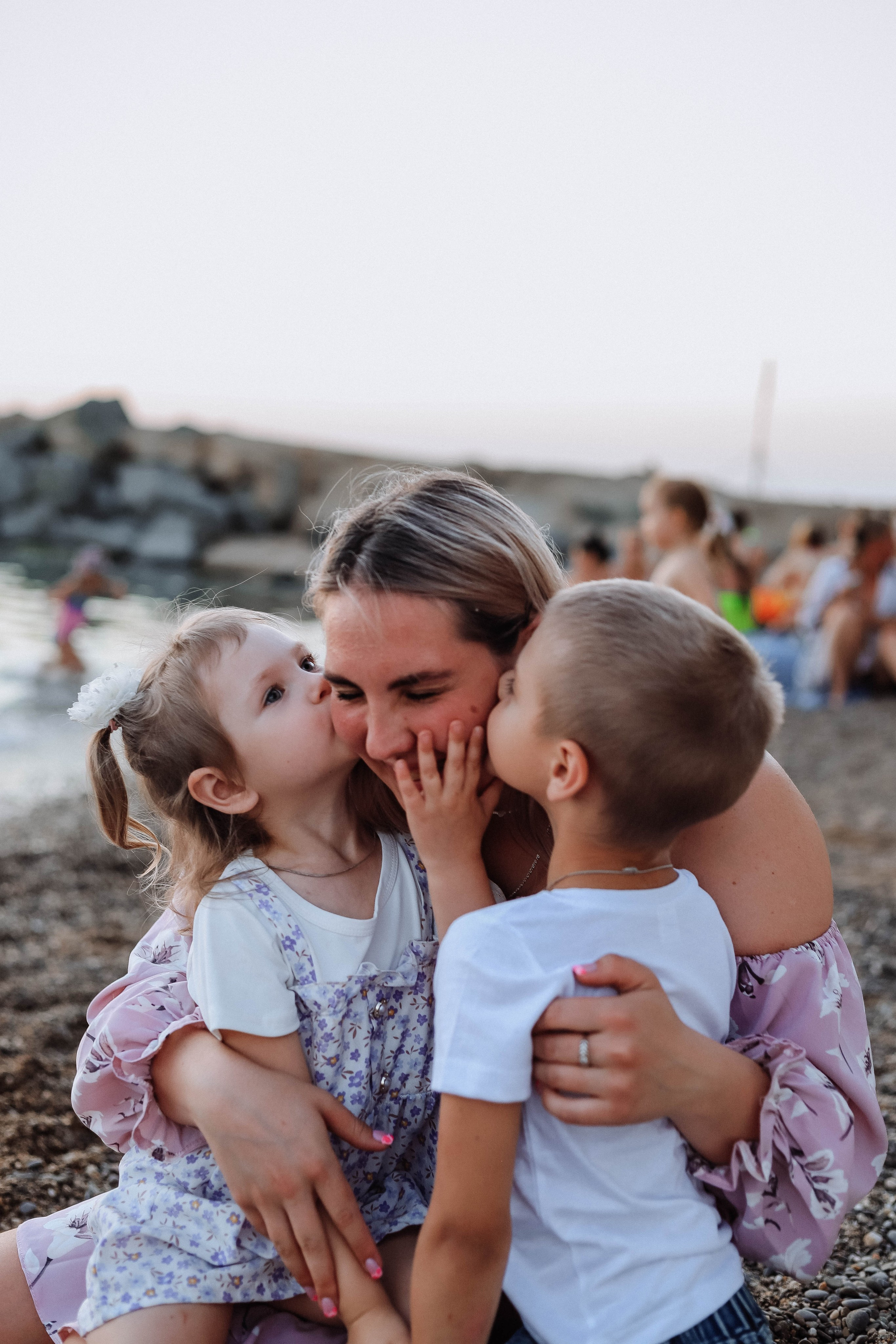 Ника и Тёма фотосессия на море. Женский/Детский фотограф в Симферополе Вероника Слепогина