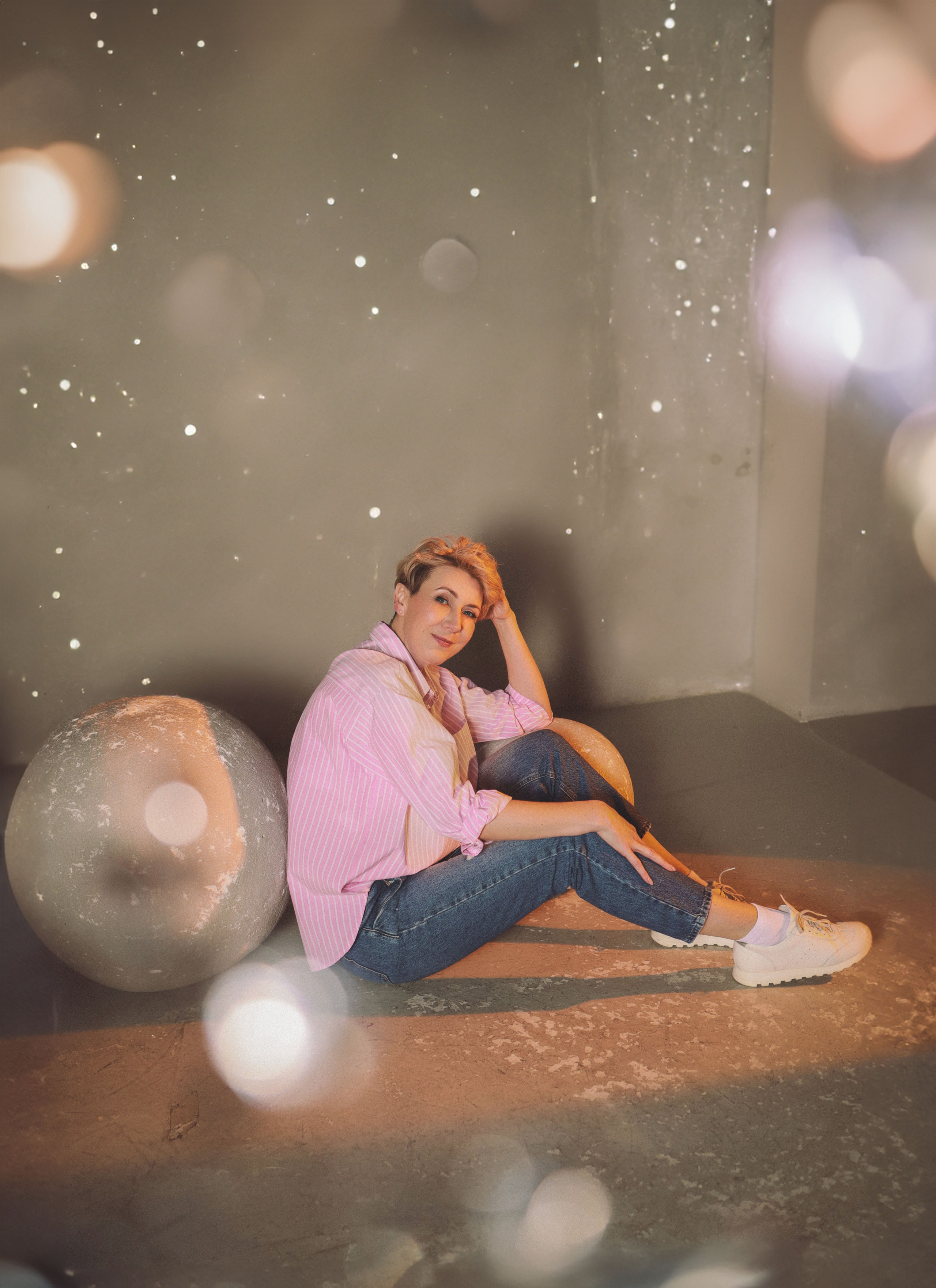 Космос. Фотосессия в студии Обскура. Иванова Ирина Свадебный и семейный фотограф г. Уфа