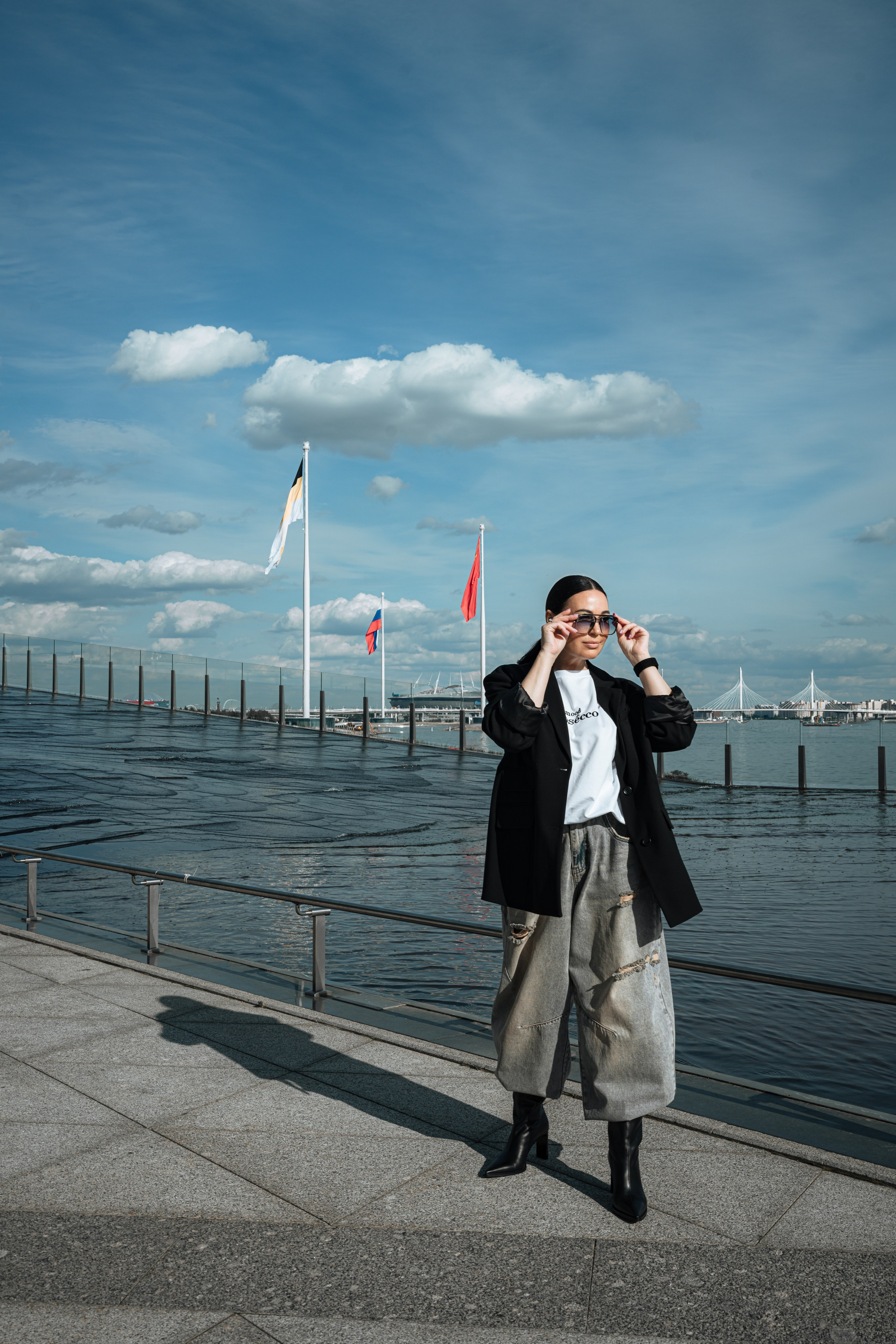 Елена. Лахта центр. Портретный фотограф в Санкт-Петербурге Дмитриева Наталия