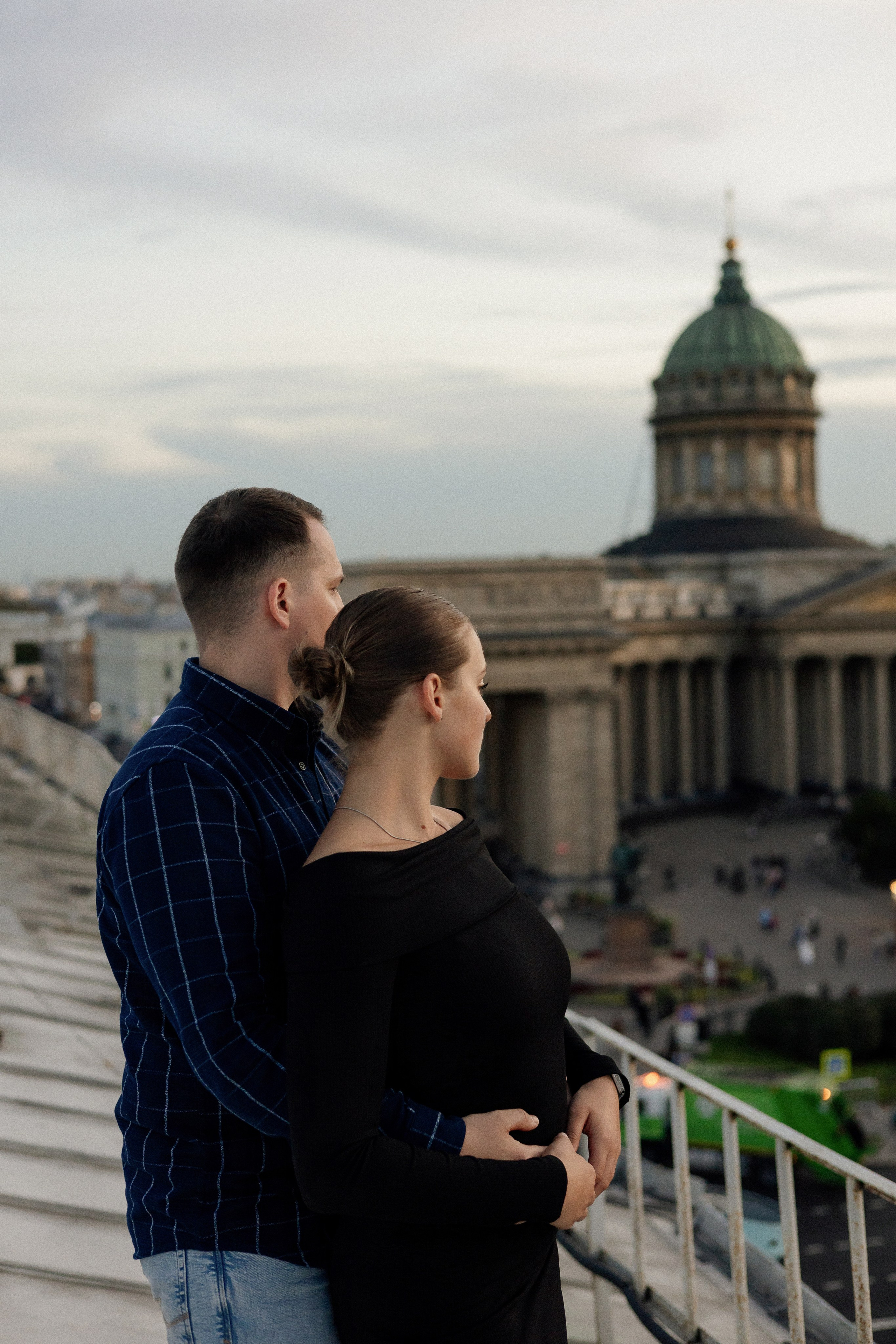 Романтика питерских крыш. Свадебный фотограф в Санкт-Петербурге Ксения Кобышева