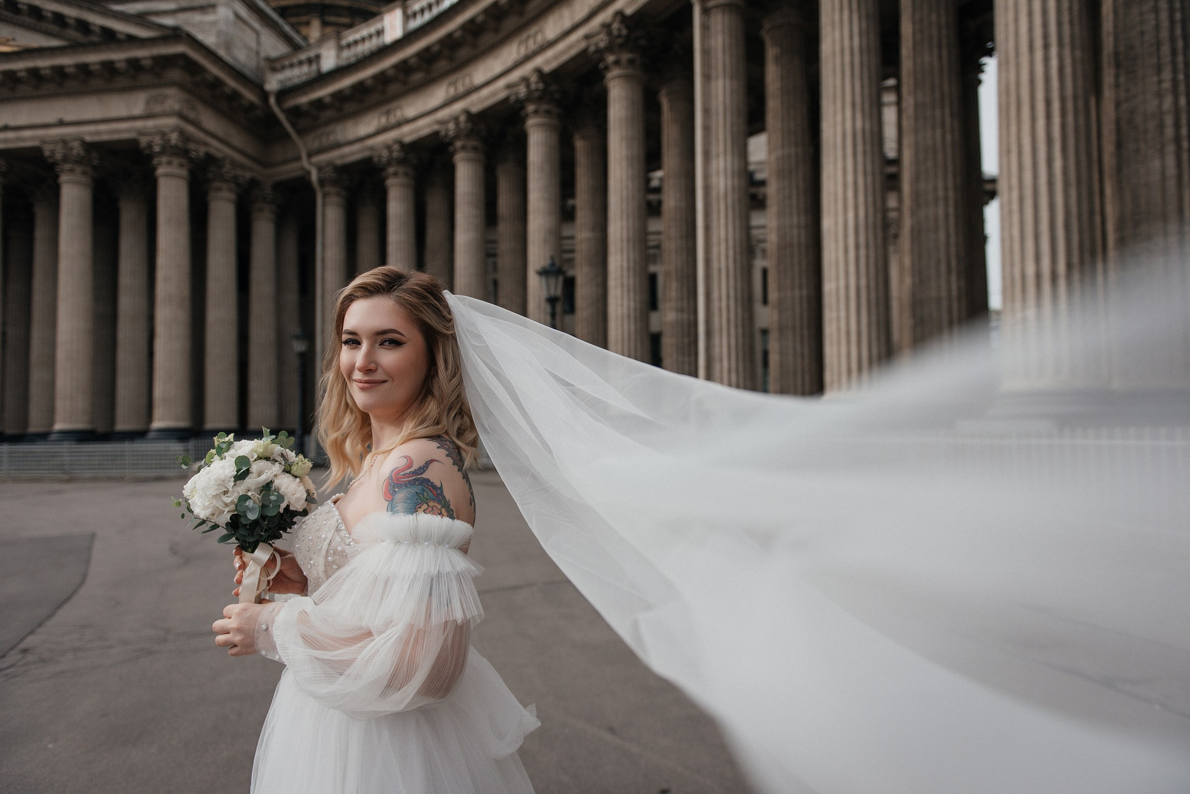 свадебная фотосессия у Казанского собора