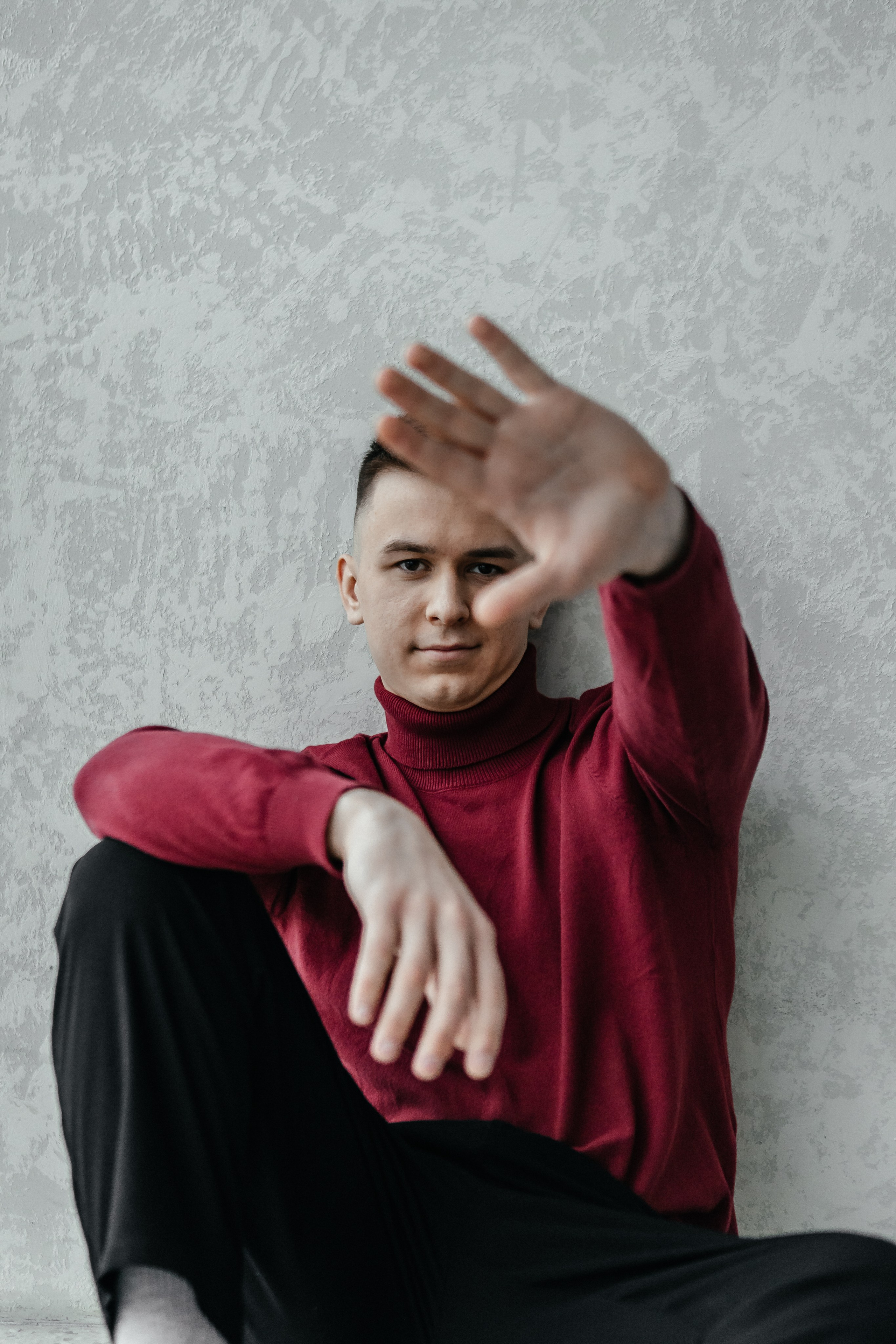 Мужской портрет в черно белом цвете. Свадебный фотограф в Москве