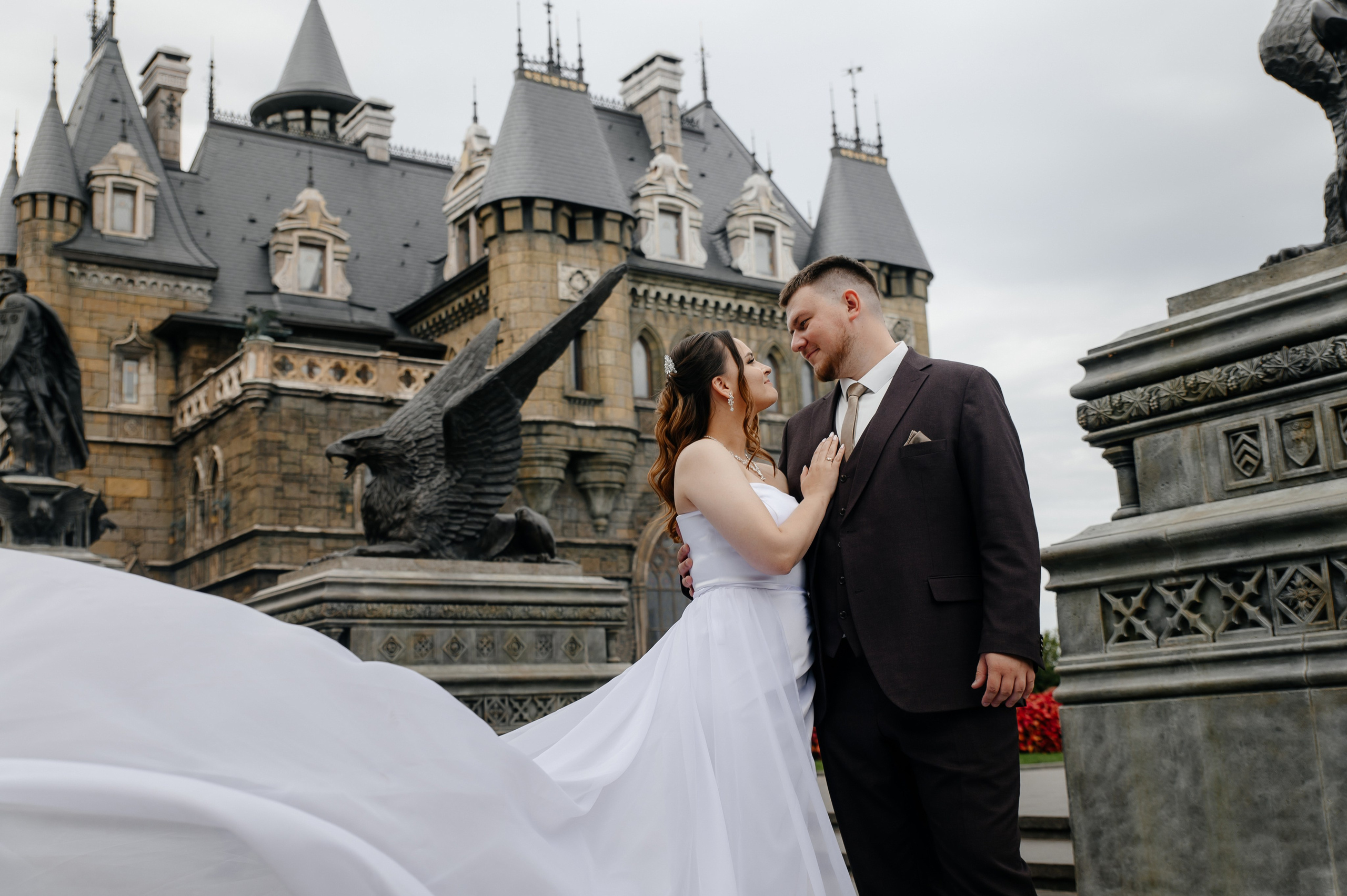 Свадебная фотосессия в замке Гарибальди