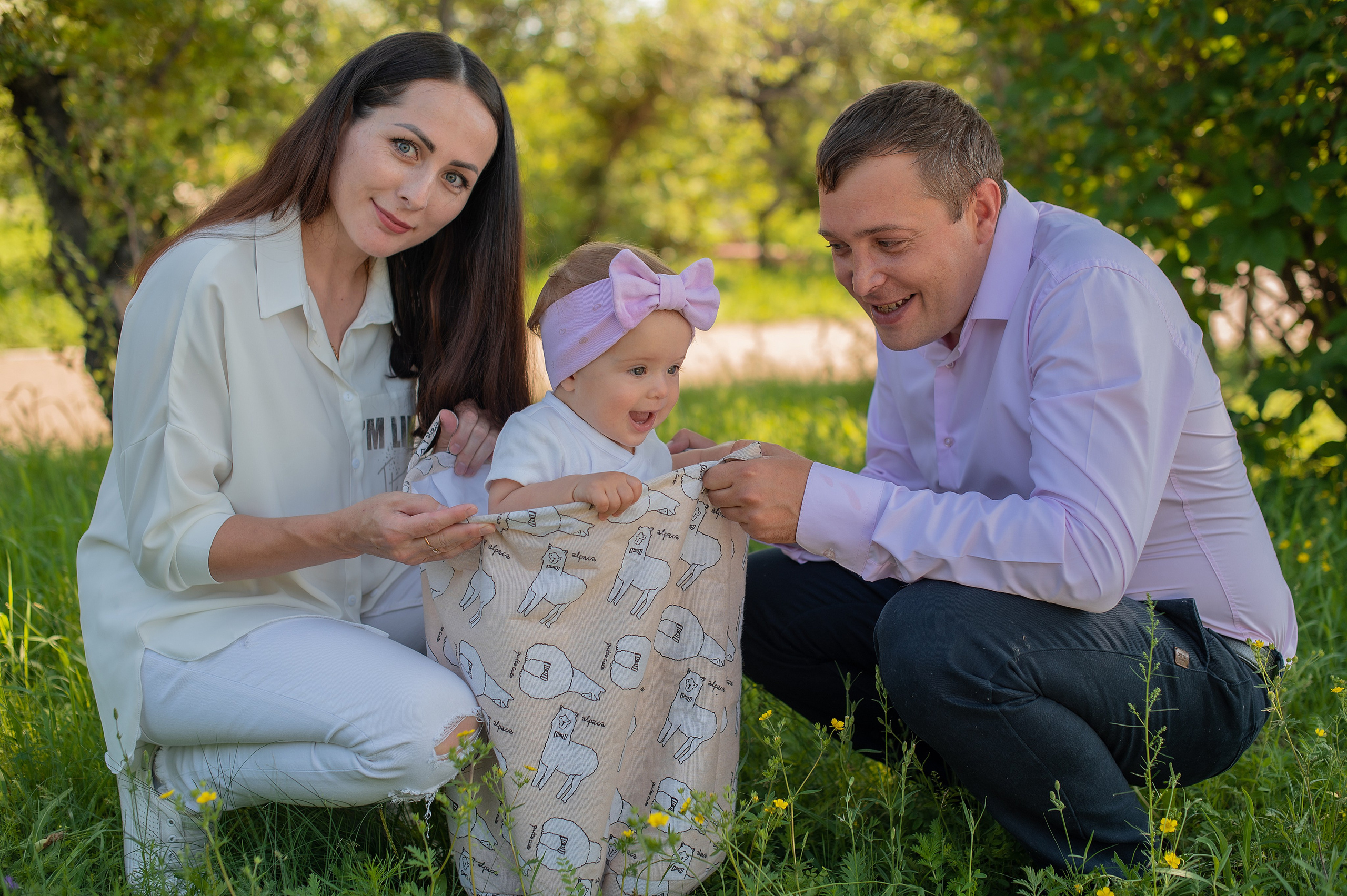Оля, Кира, Сергей. Фотограф Виктория Воронина
