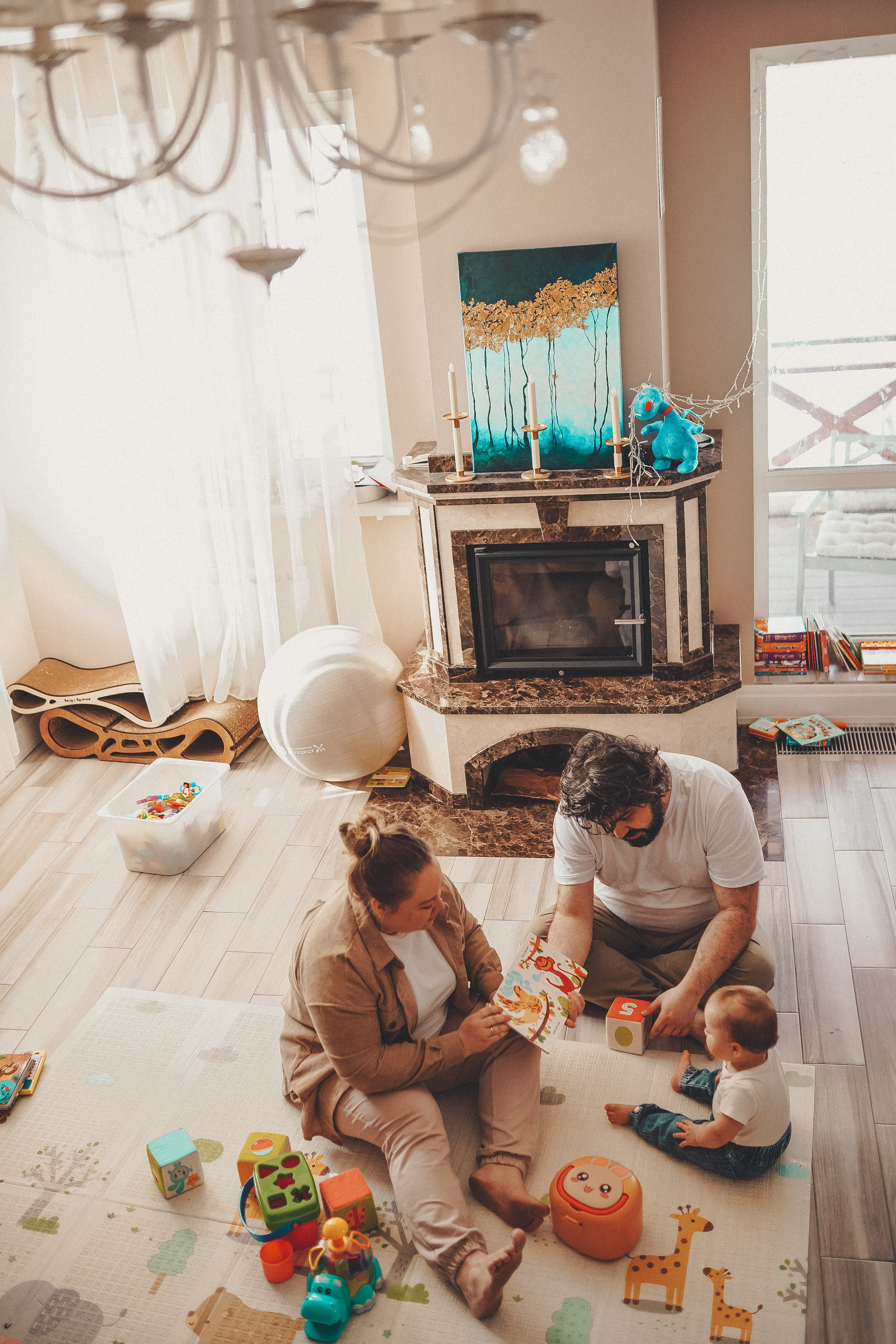 Василиса, Даша и Сережа. Семейный lifestyle фотограф Наталья Разгуляева в Москве