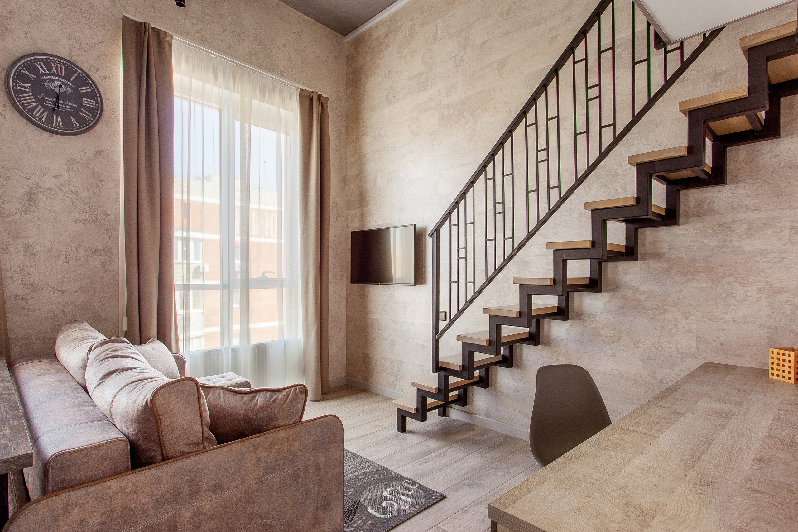 Квартира студия в Апартаментах Пушкин. Интерьерный фотограф Краснодар: профессионально по доступным ценам