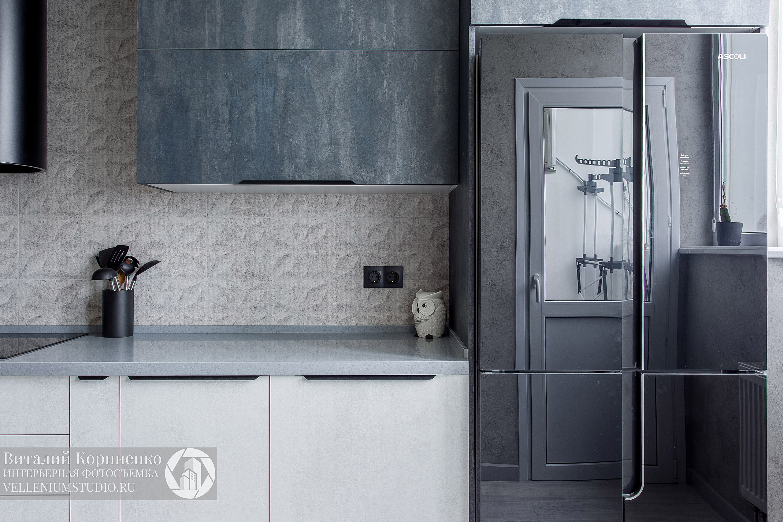 Фотосъемка кухни и мебели с квартирой в жк Адмирал Краснодар. Интерьерный фотограф Краснодар: профессионально по доступным ценам