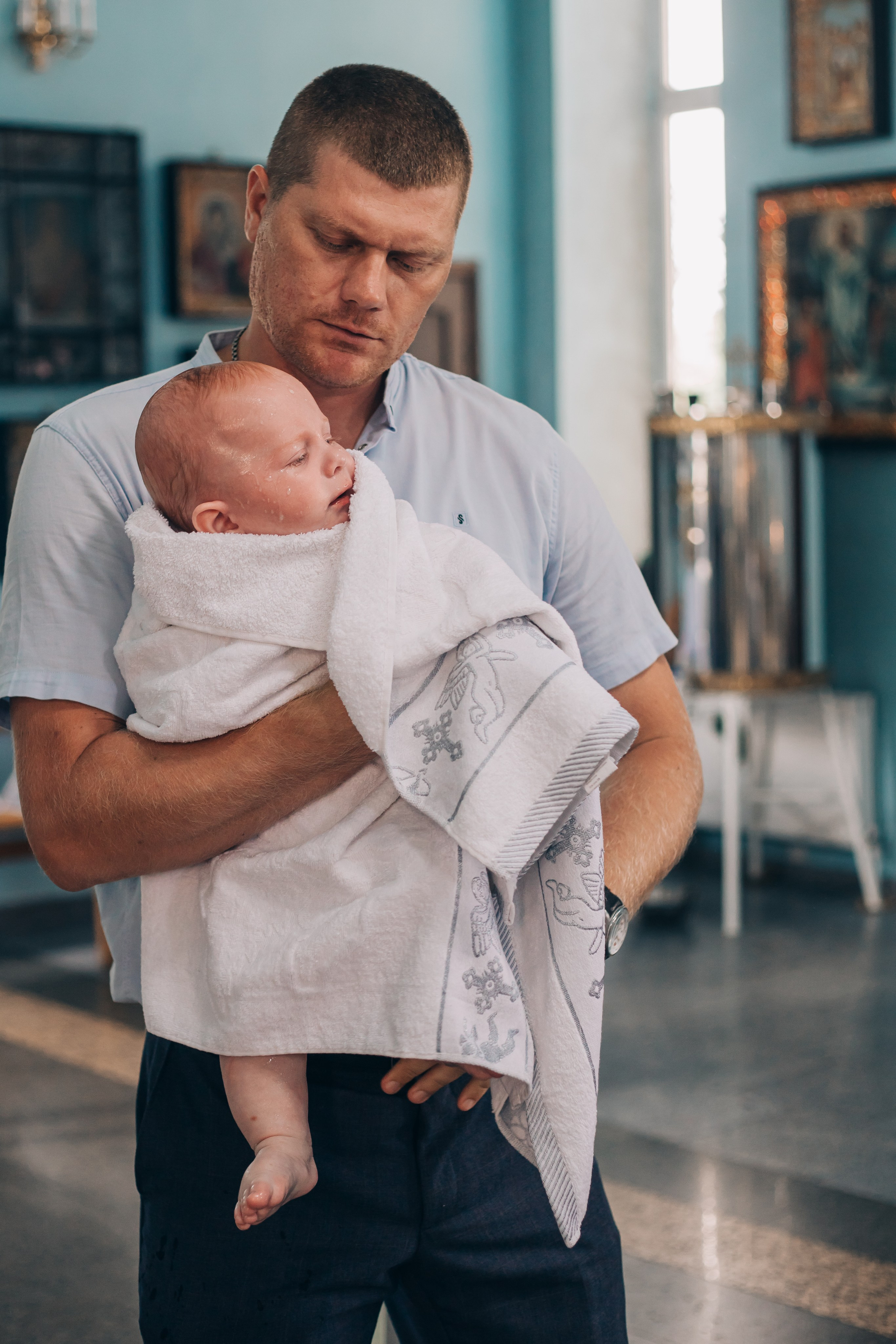 Фотосессия на крещение в Белой Глине. Свадебный и семейный фотограф в Краснодарском крае Мария Данилкина