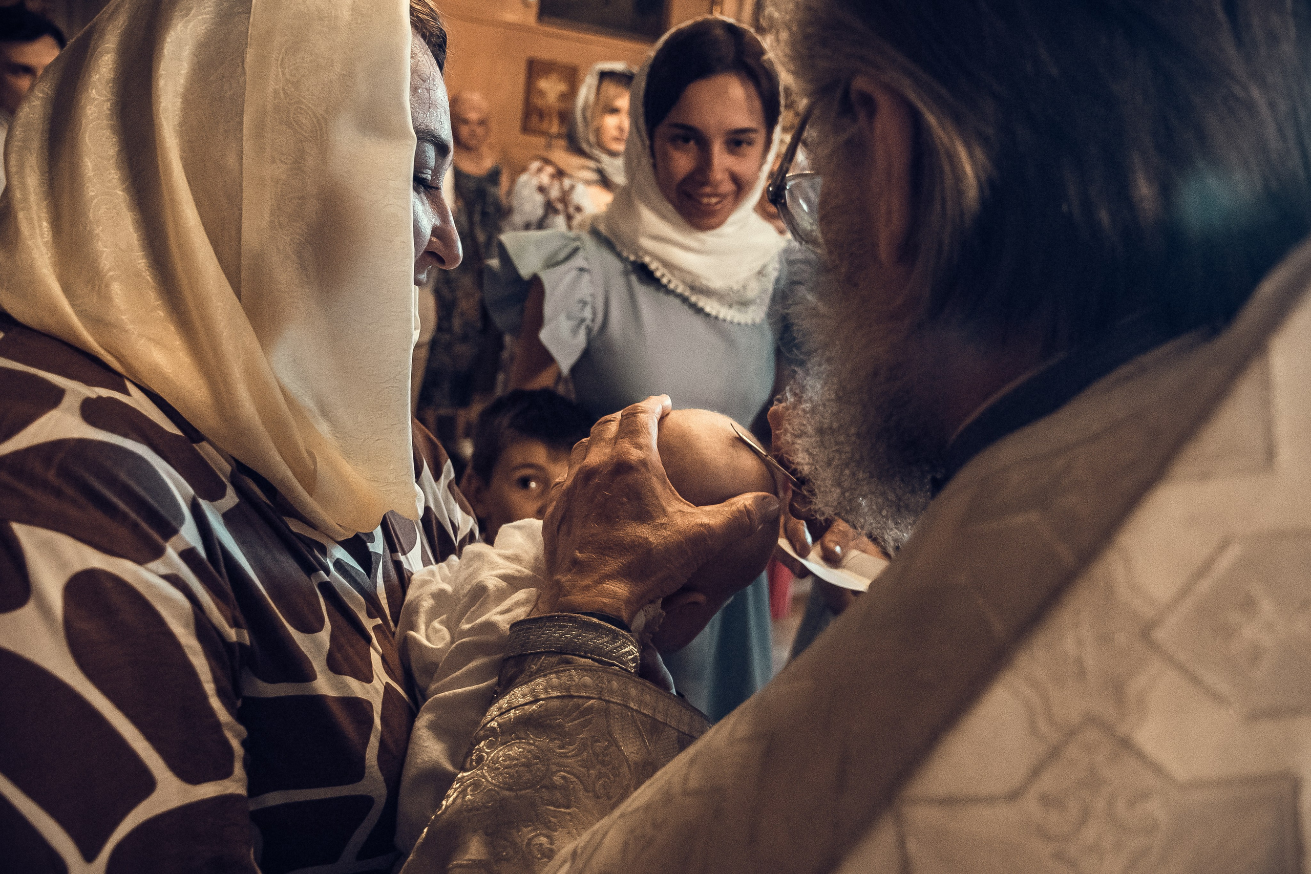 Таинство Крещения Алёны в Церкви Сретения Господня. Детский и семейный фотограф в Пушкино, Мытищи, Москва Сергеева Светлана