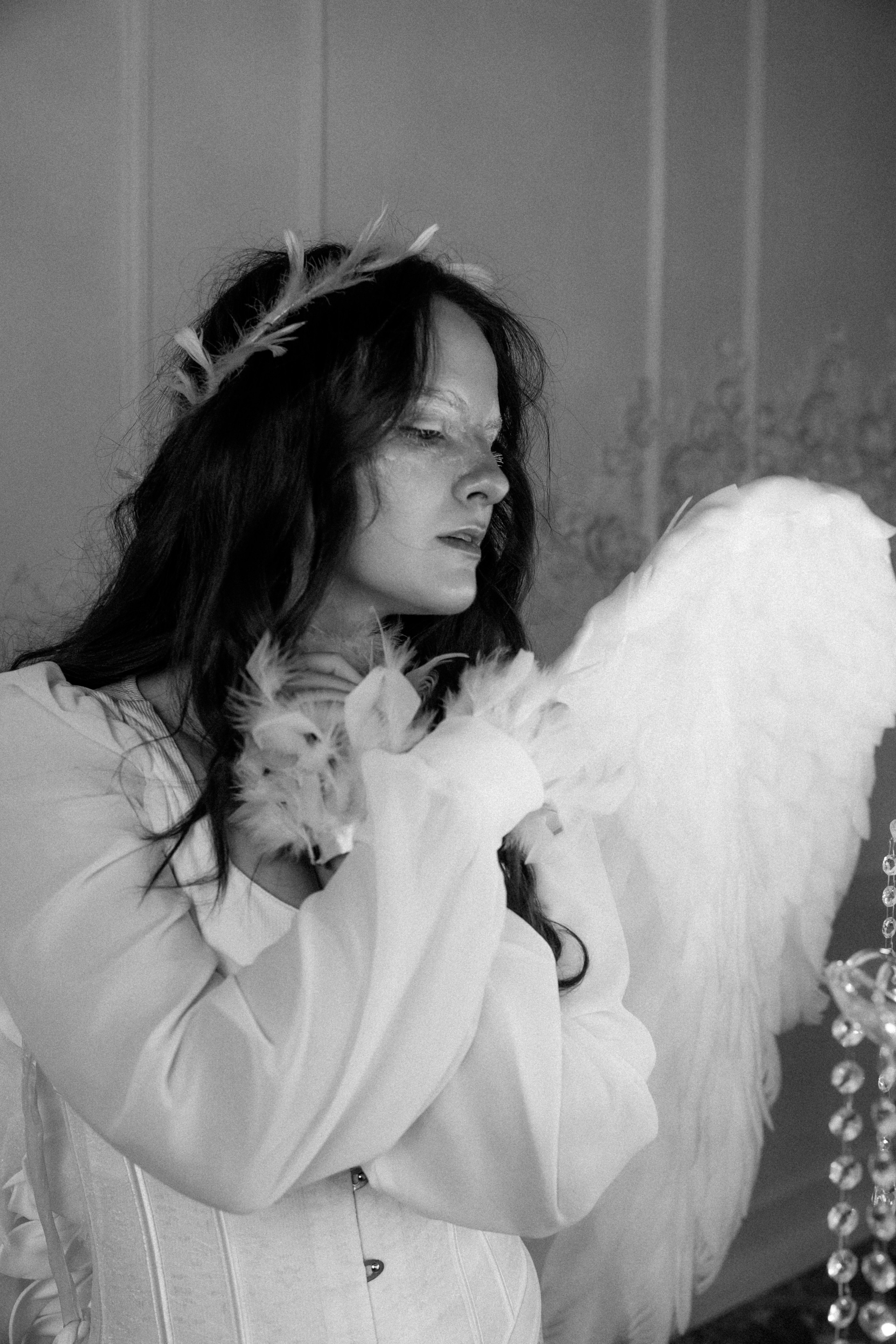 Фотосессия с крыльями ангела. Фотограф в Новосибирске Екатерина Васильева