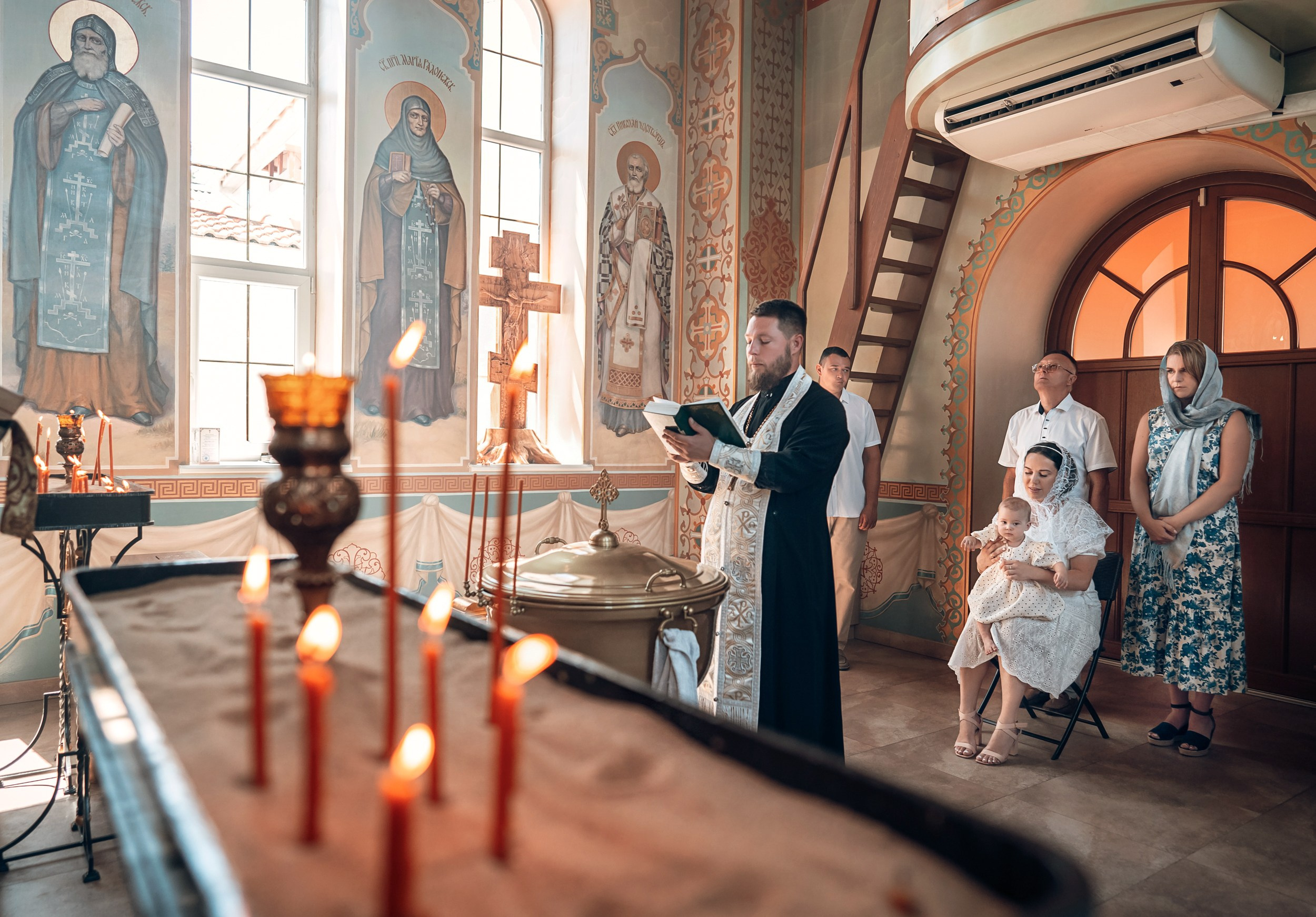 Крещение в храме ап.Андрея Первозванного г. Севастополь. Церковный фотограф Севастополь